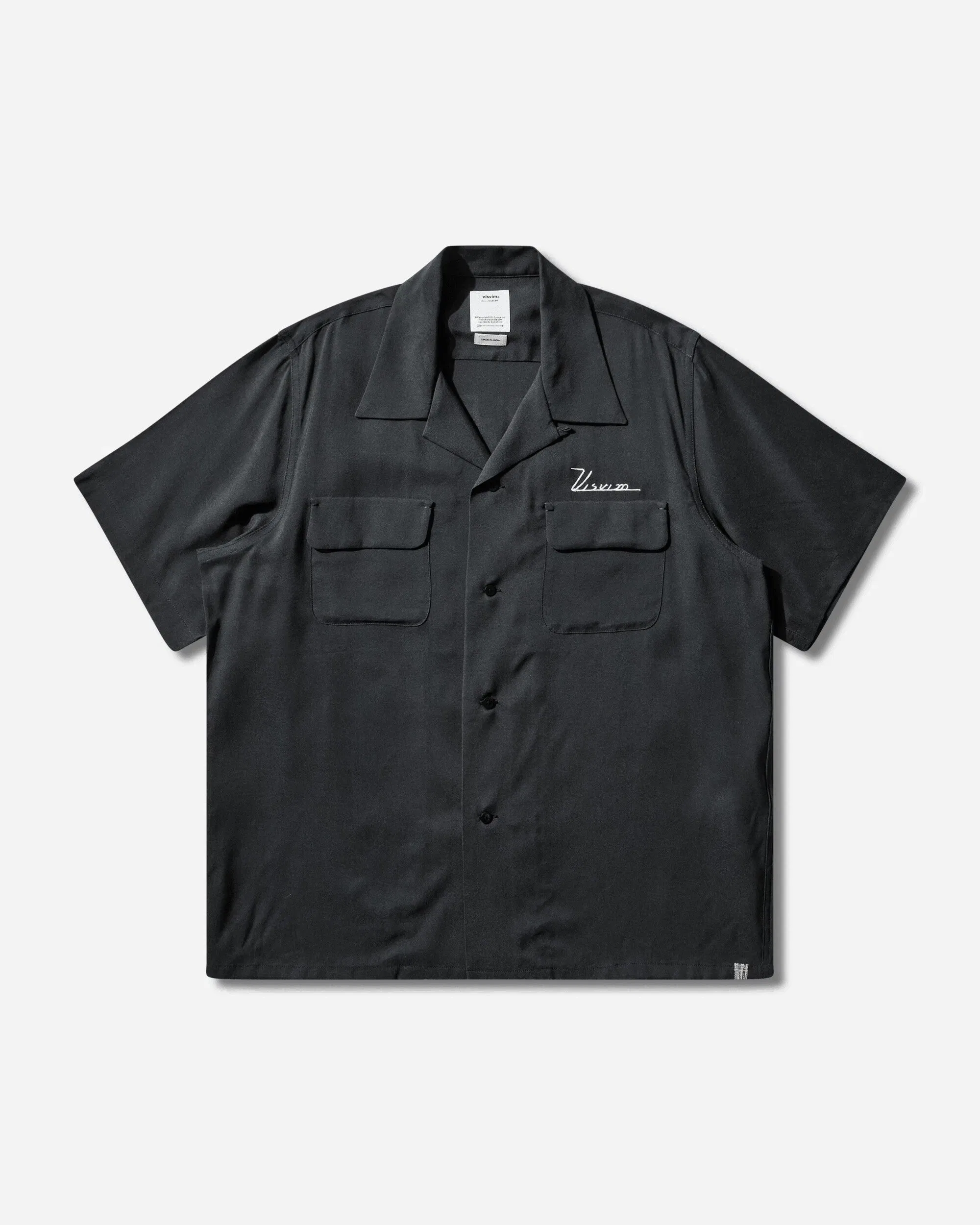 visvim Men's Judd Shortsleeve Shirt Black