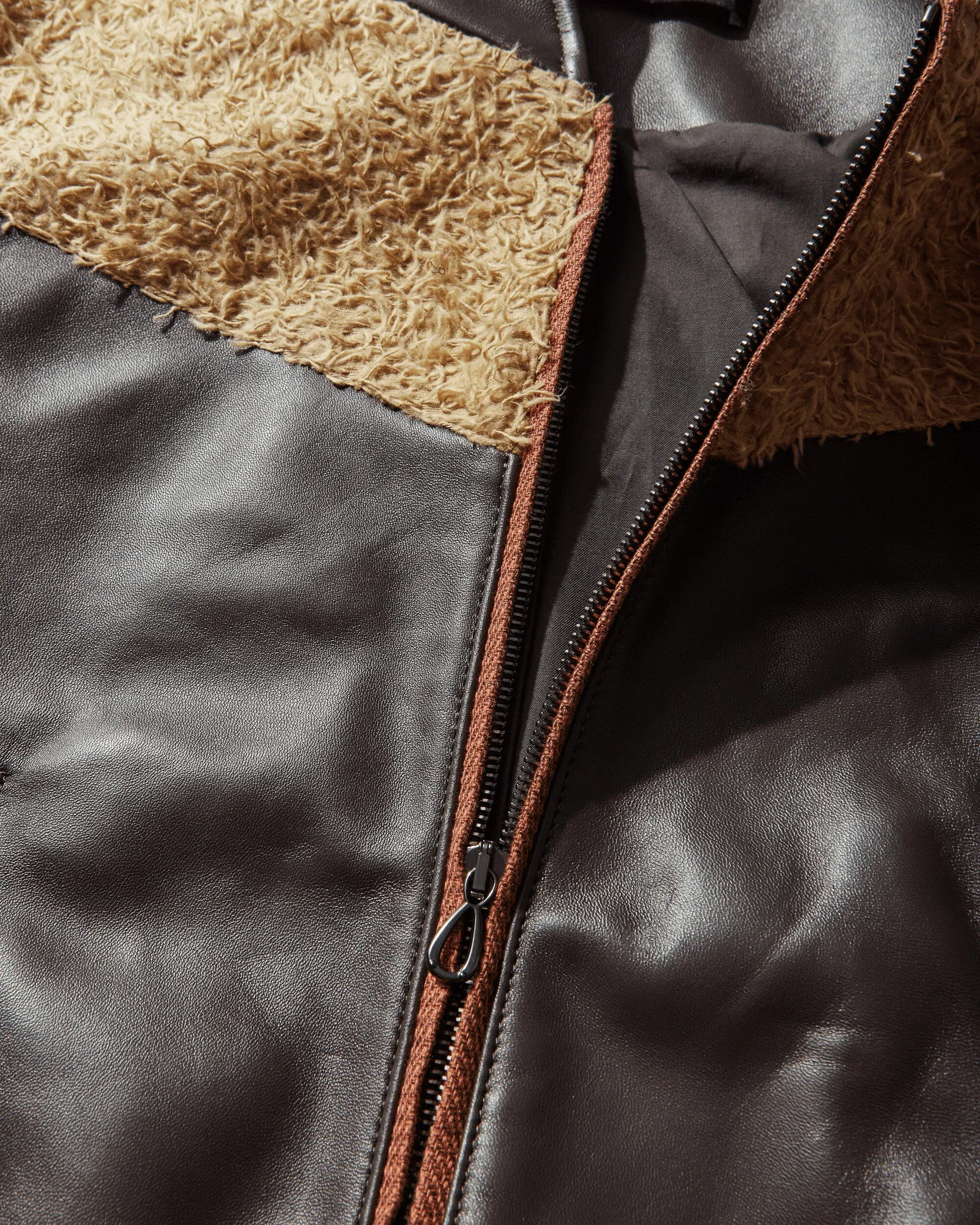 Kiko Kostadinov Women's Konrad Leather Jacket Black Coffee
