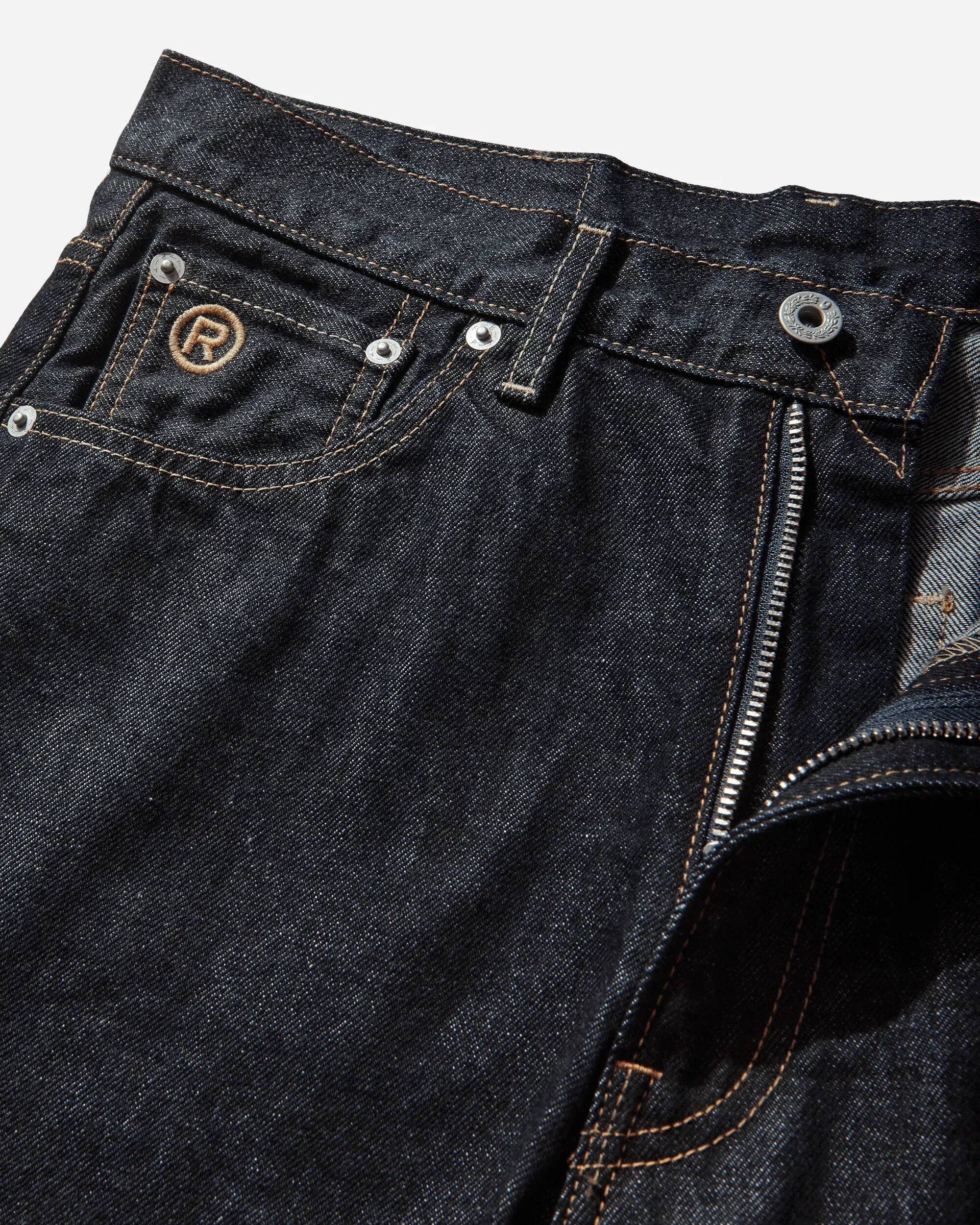 BAPE Men's Ape Head Denim Pants Indigo