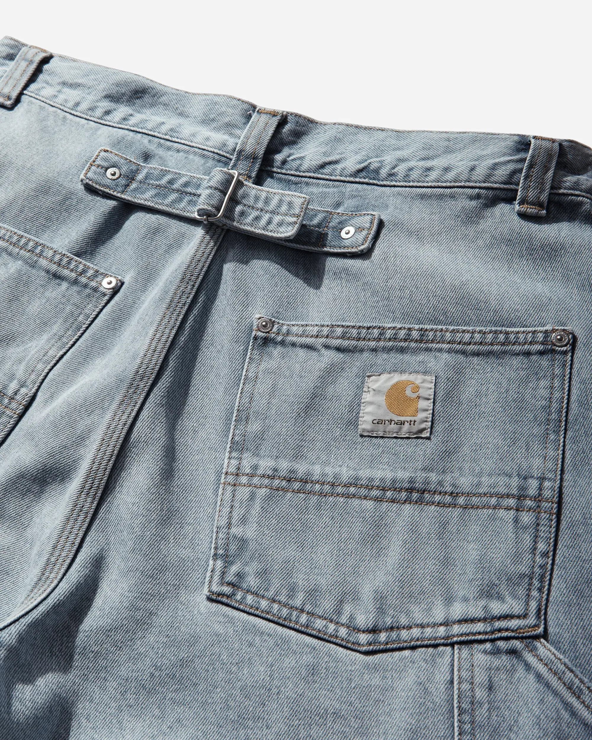 Carhartt WIP Men's Belmont Pants Blue (Worn Bleached)