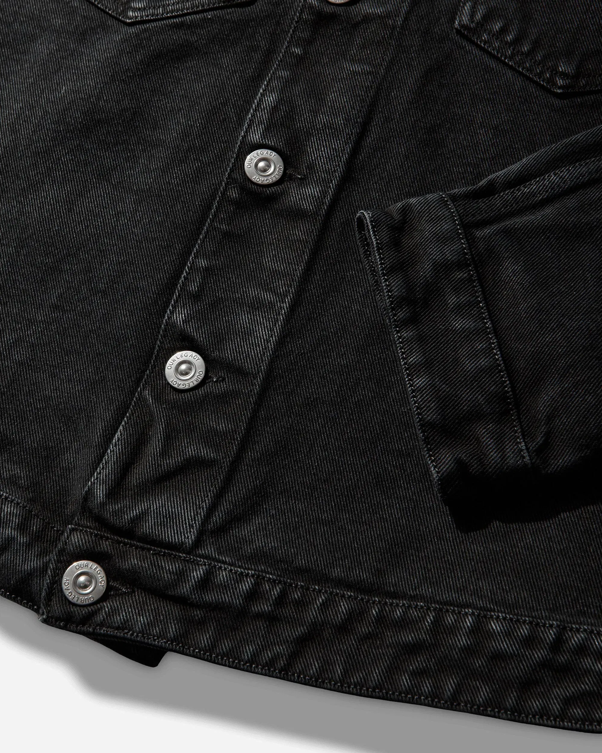 OUR LEGACY Men's Origin Jacket Overdyed Highway Black