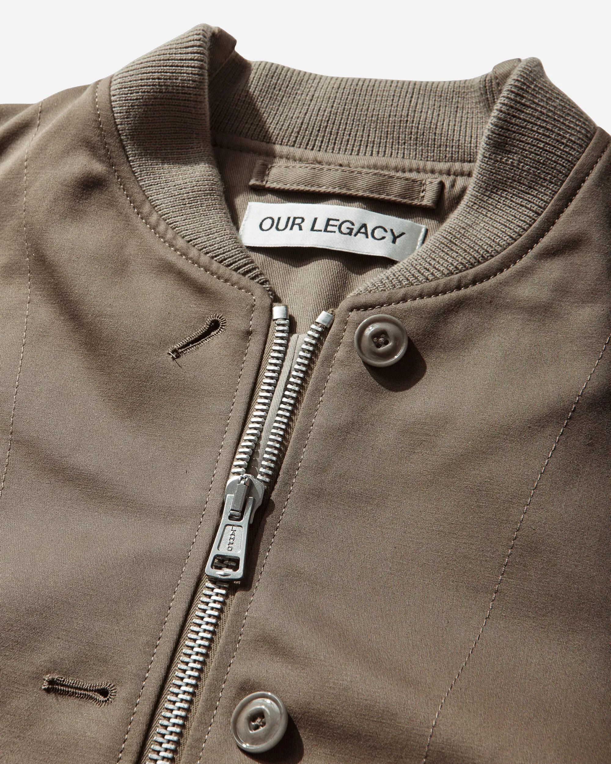 OUR LEGACY Women's Frill Bomber Jacket Kharkee