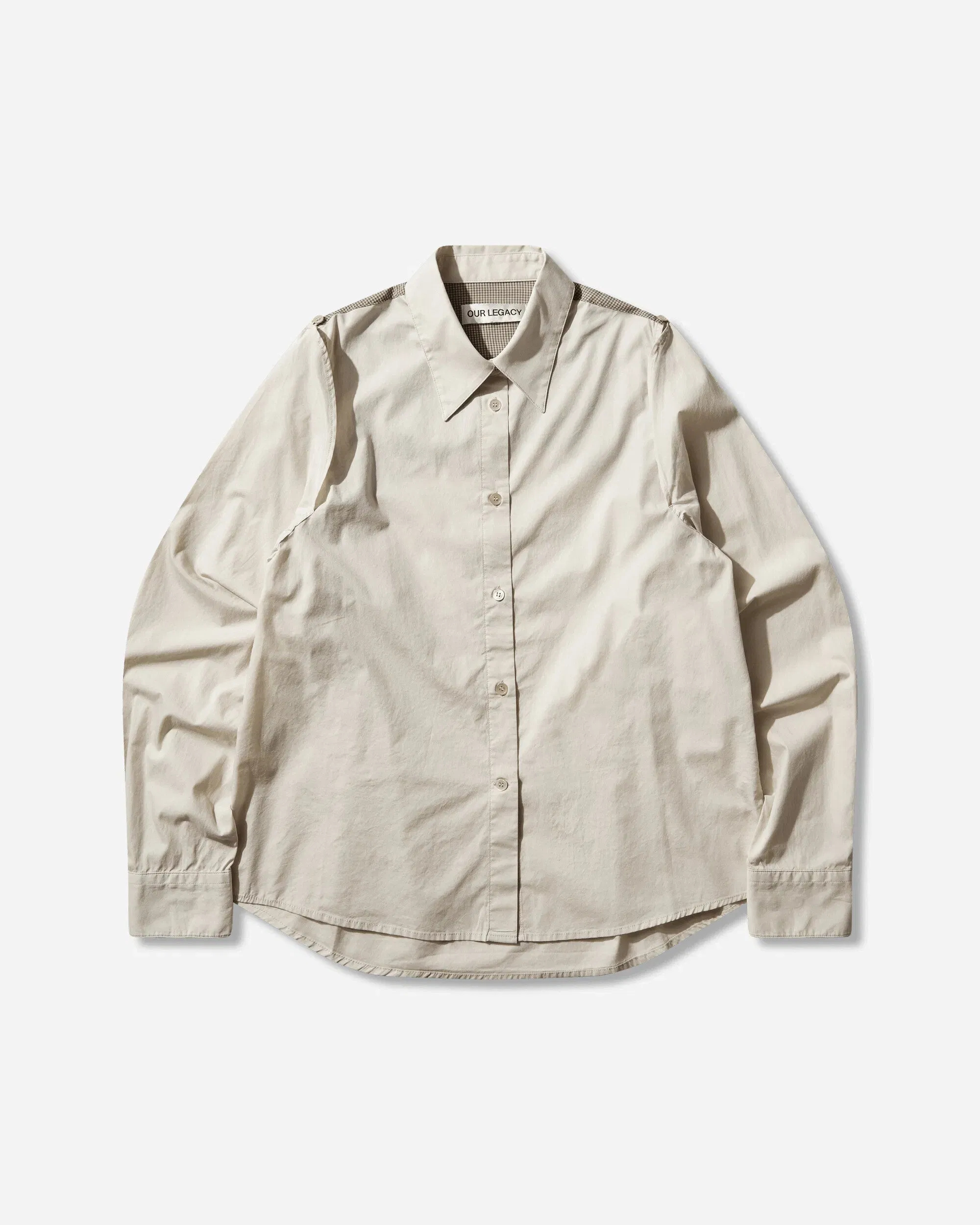 OUR LEGACY Women's Slip Shirt Eggshell