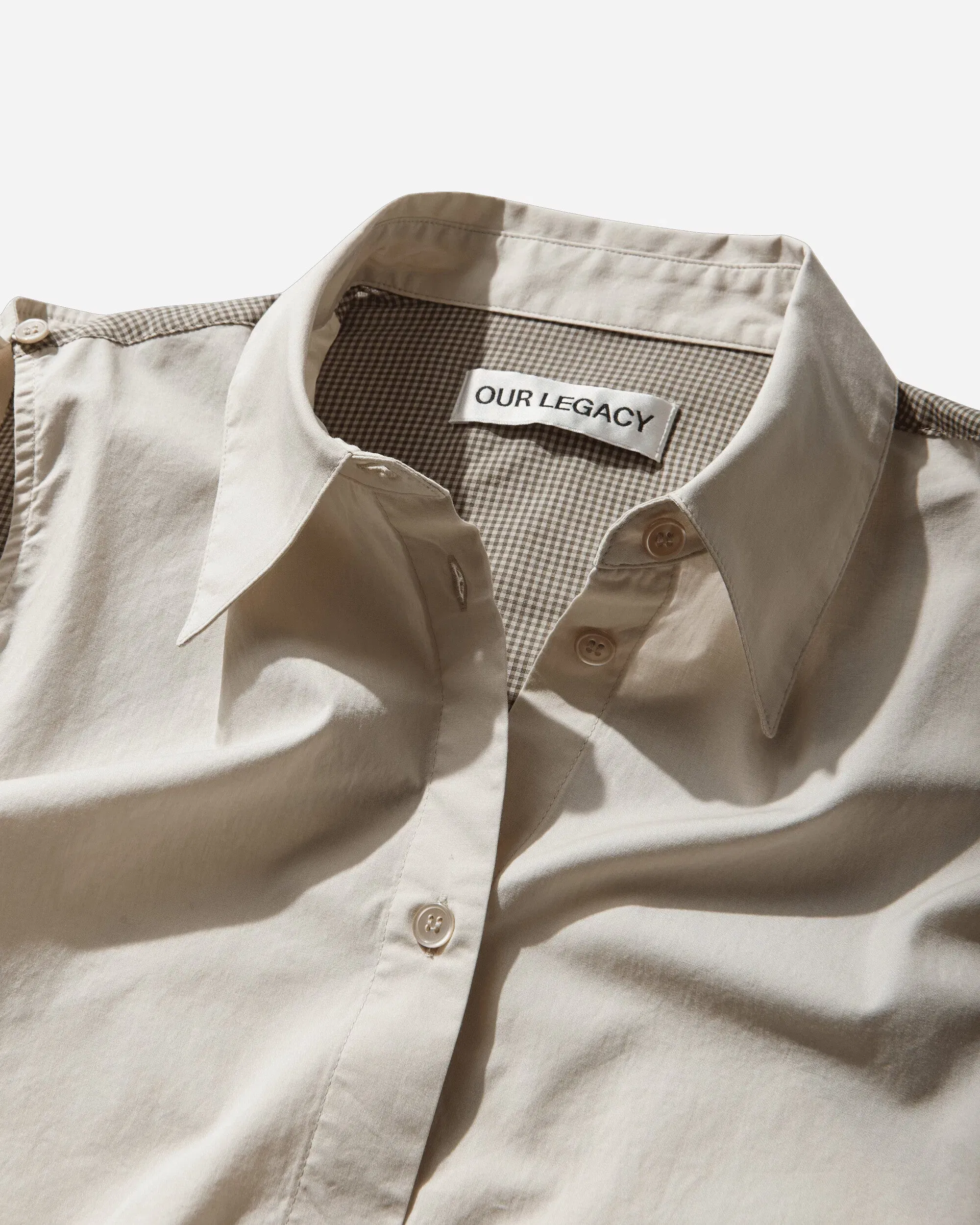 OUR LEGACY Women's Slip Shirt Eggshell