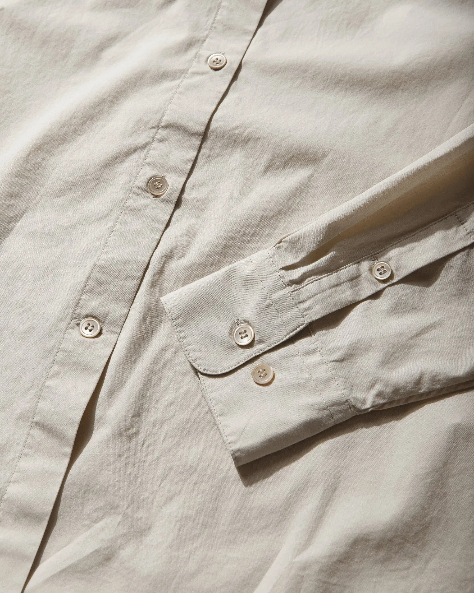 OUR LEGACY Women's Slip Shirt Eggshell