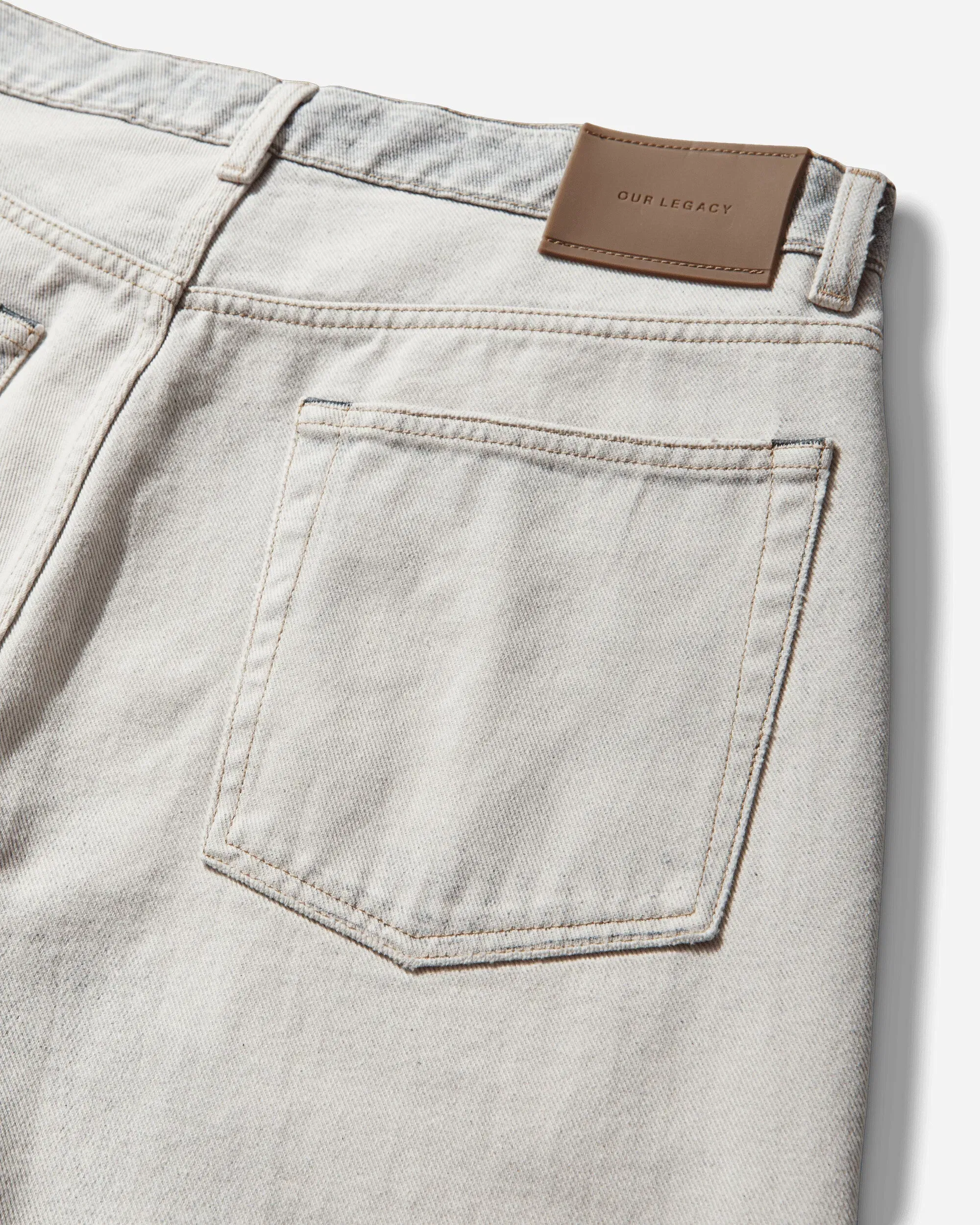 OUR LEGACY Men's Third Cut Jeans Digital Coffe Print