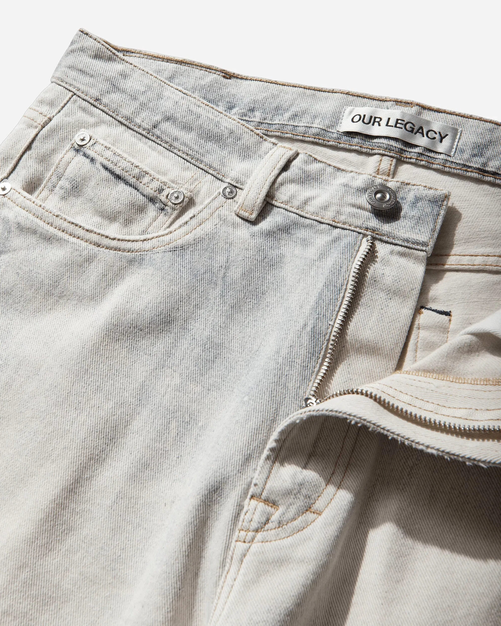 OUR LEGACY Men's Third Cut Jeans Digital Coffe Print