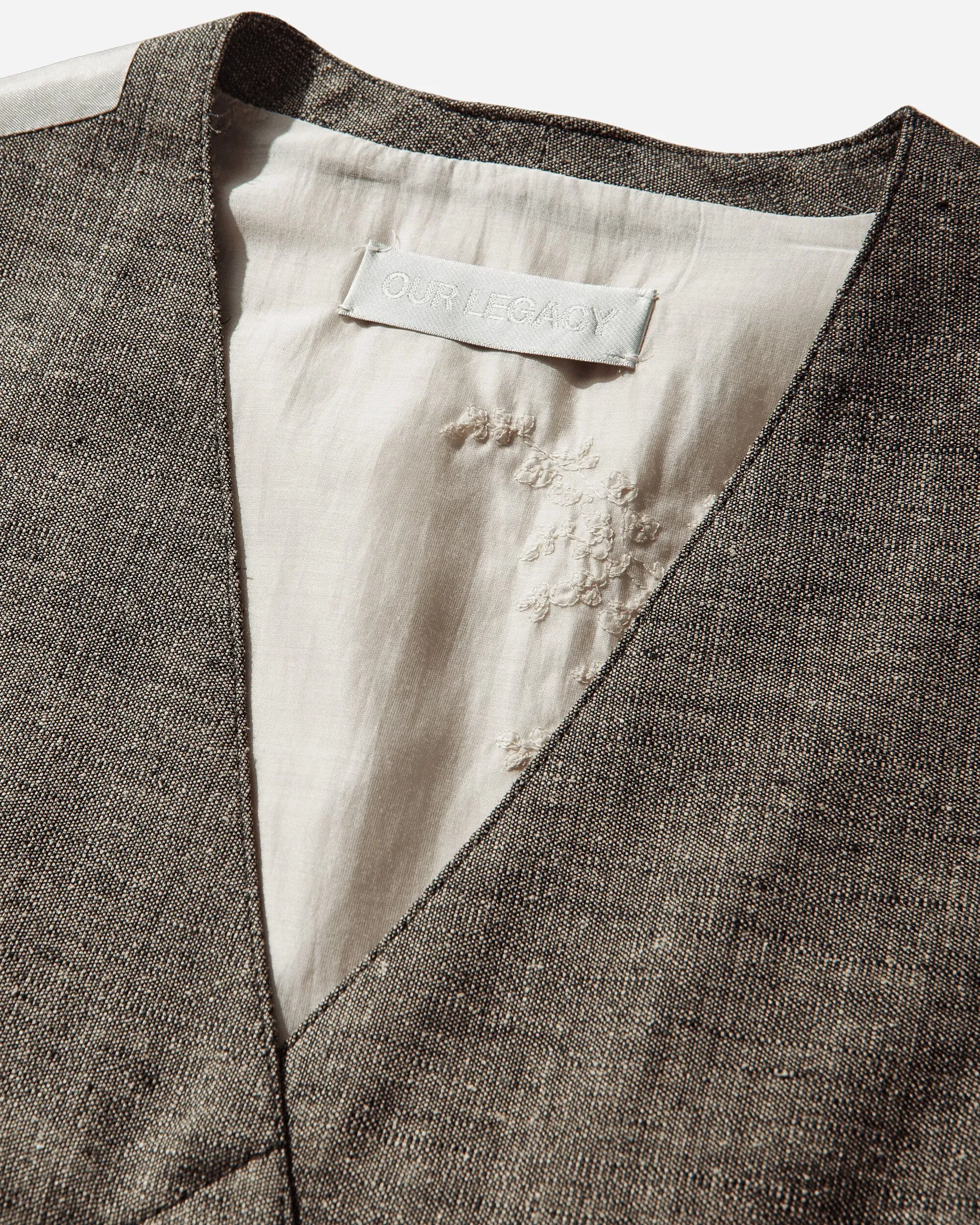 OUR LEGACY Women's Base Waistcoat Deep Husk