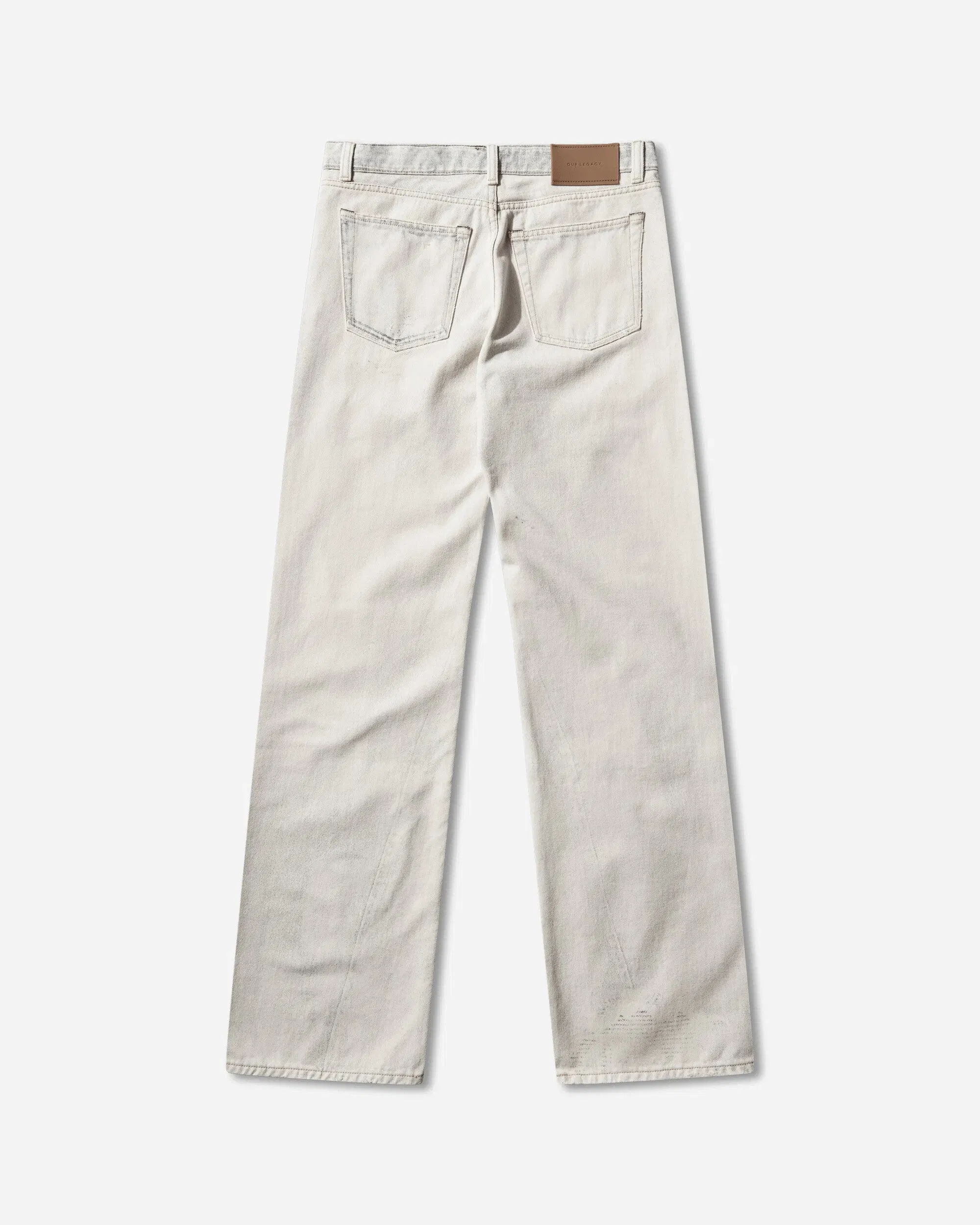 OUR LEGACY Women's Wata Cut Jeans Digital Coffe Print