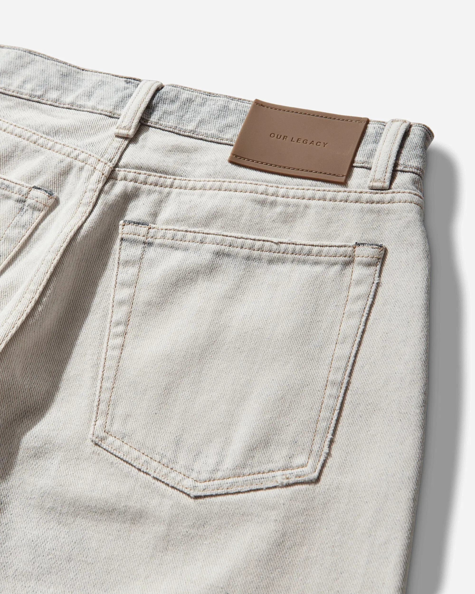 OUR LEGACY Women's Wata Cut Jeans Digital Coffe Print