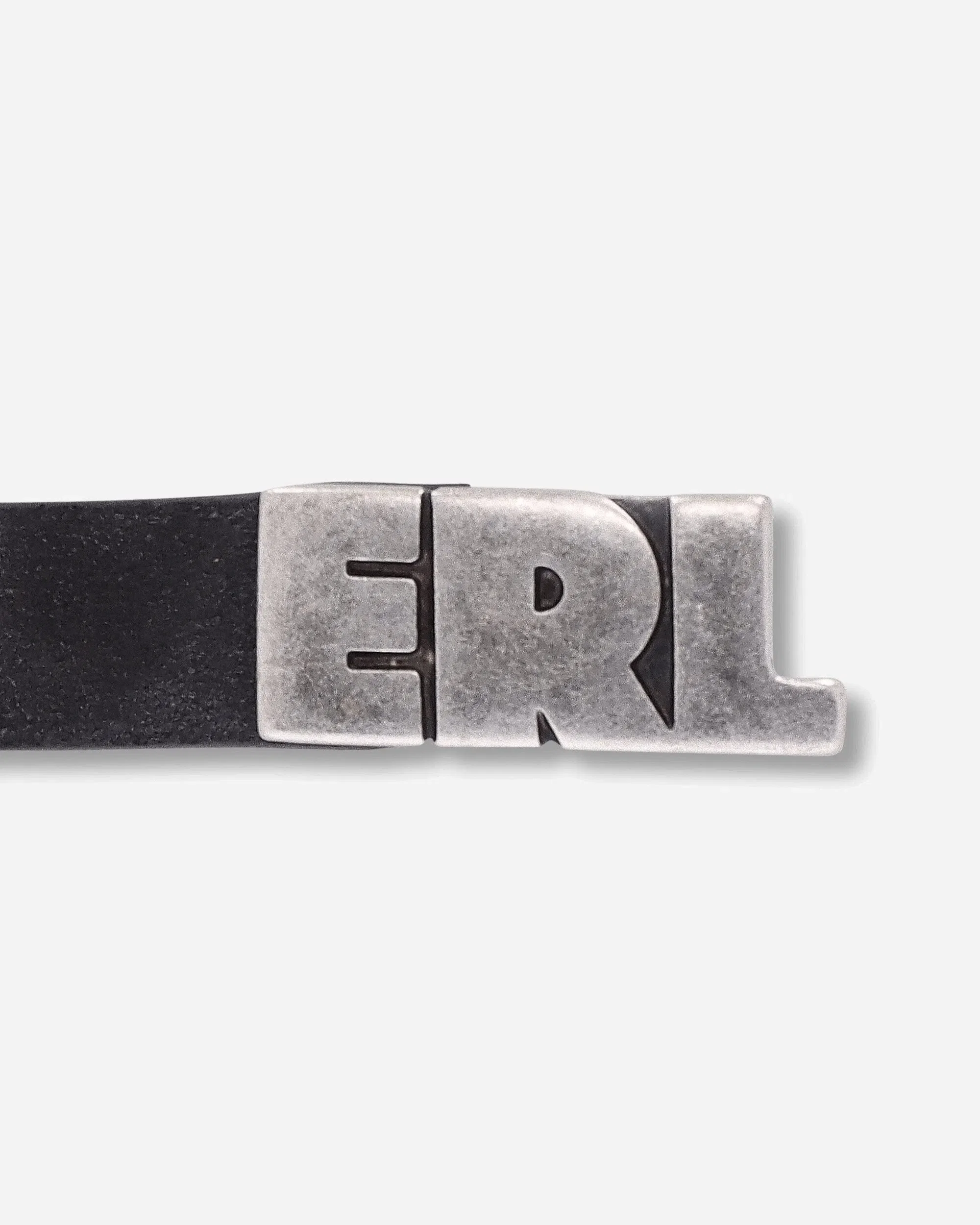 ERL Suede Skinny Belt Black
