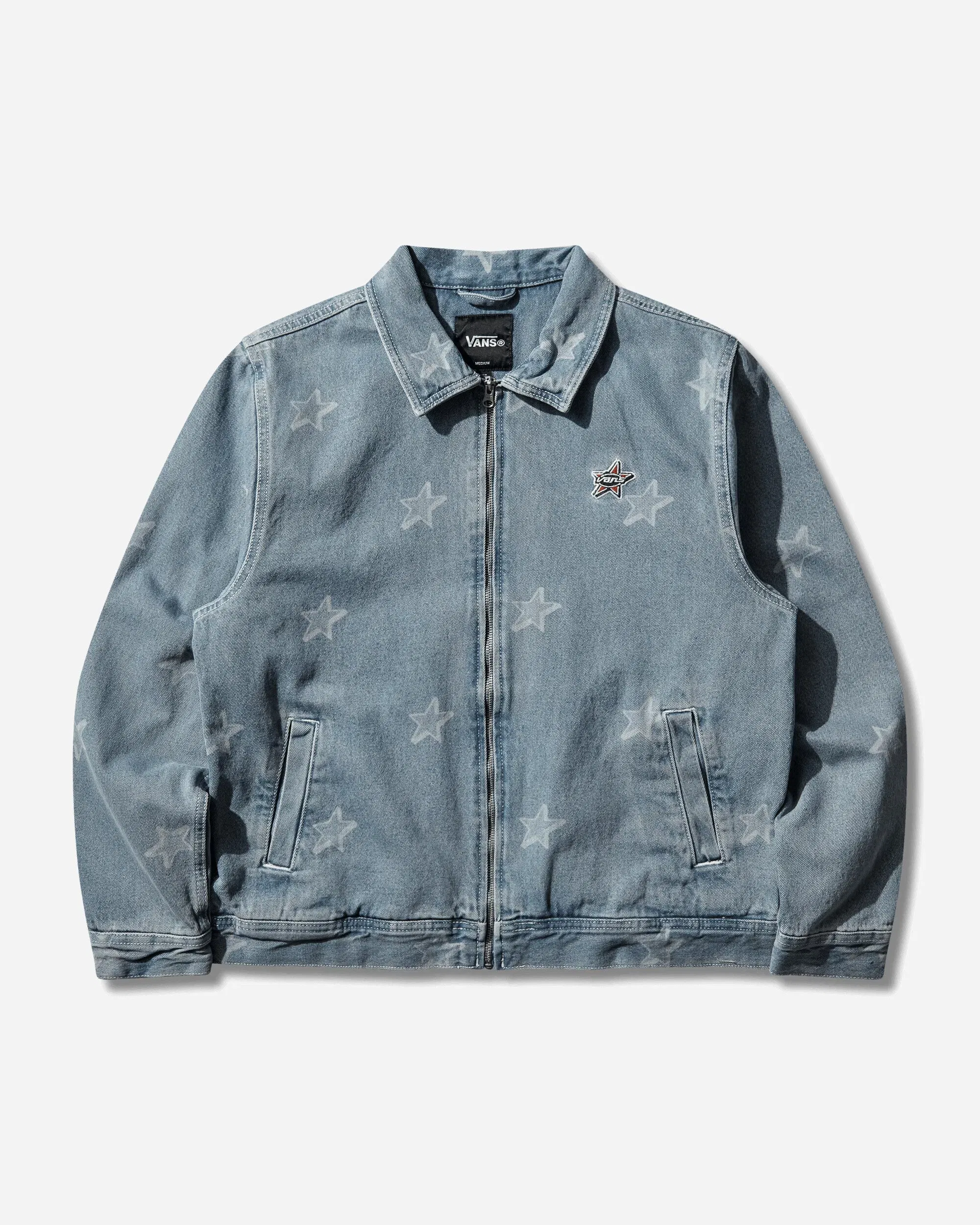 Vans Men's Pomona Denim Station Jacket Stonewash Blue