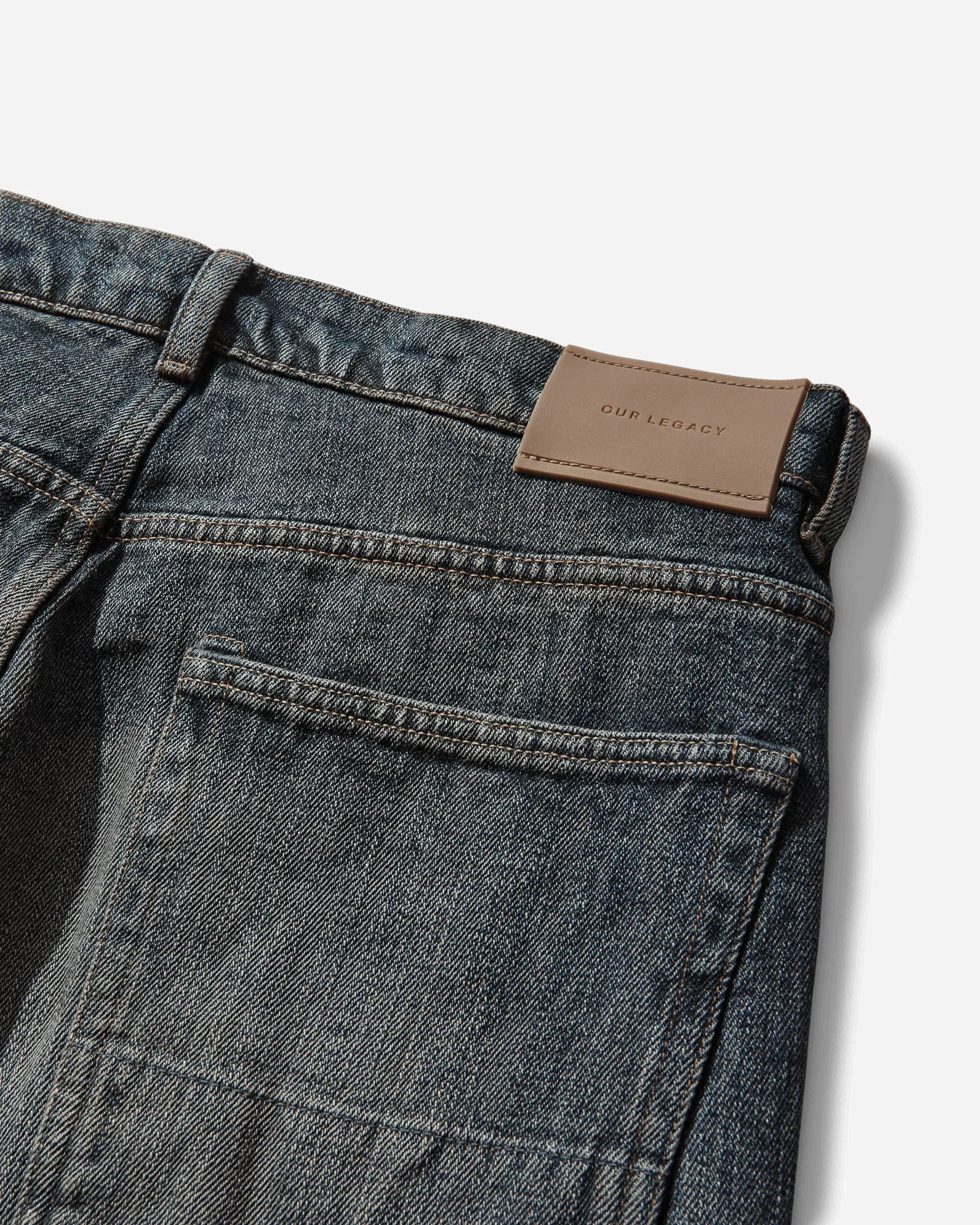 OUR LEGACY Men's Third Cut Jeans Rocker Storm Wash