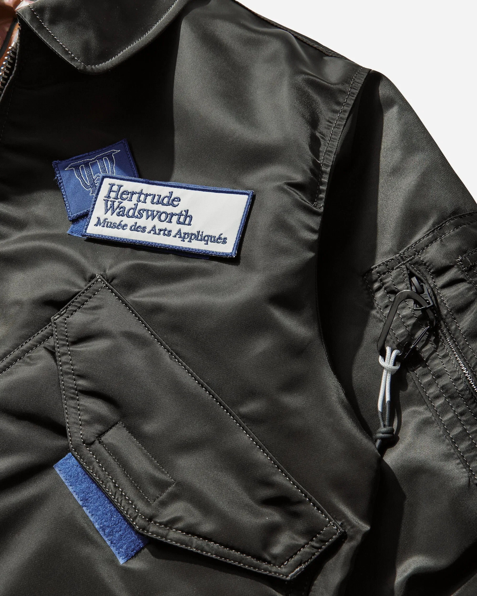 GR10K Alpha Industries CWU-45 Bomber Jacket Rep Grey