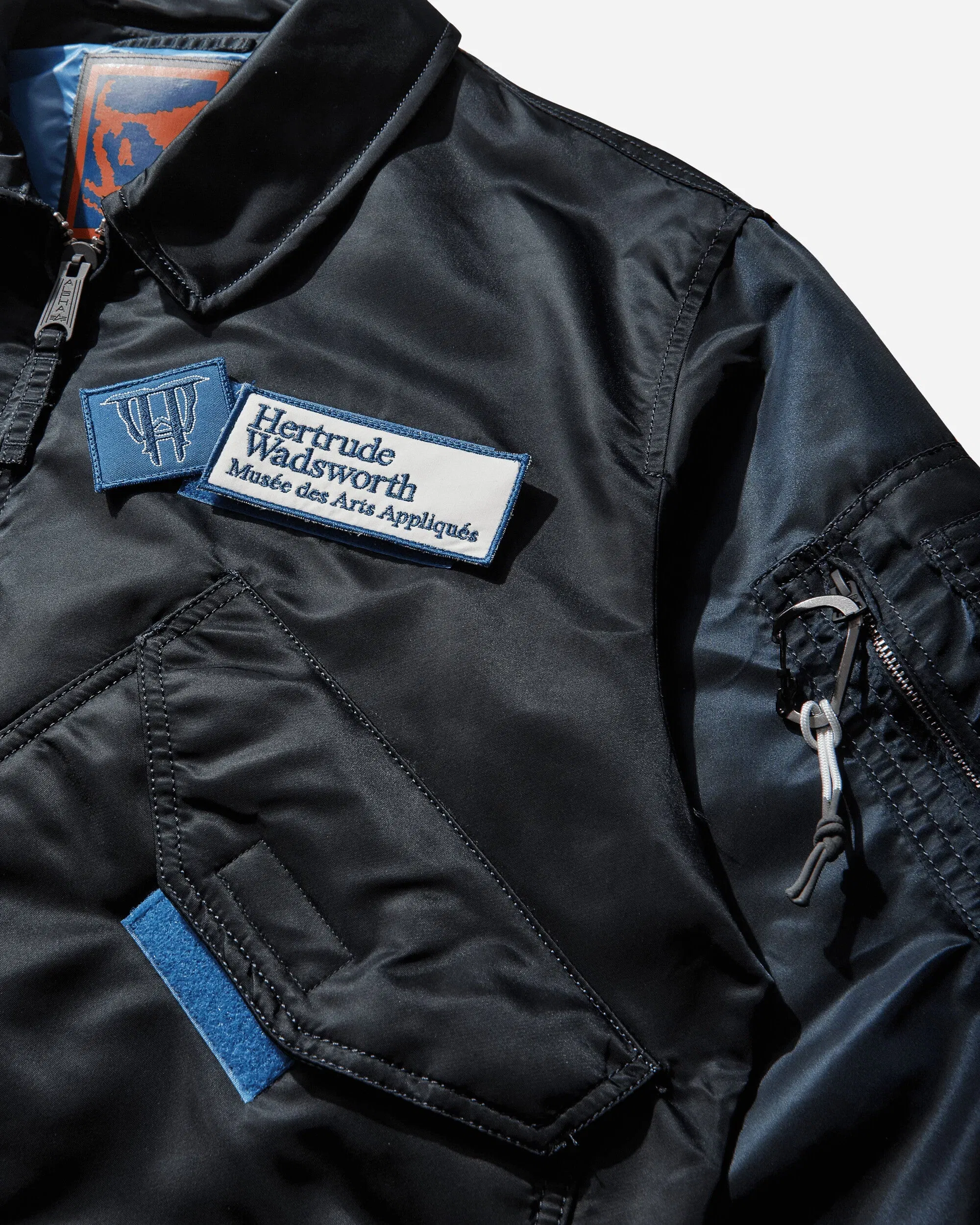 GR10K Alpha Industries CWU-45 Bomber Jacket Rep Navy