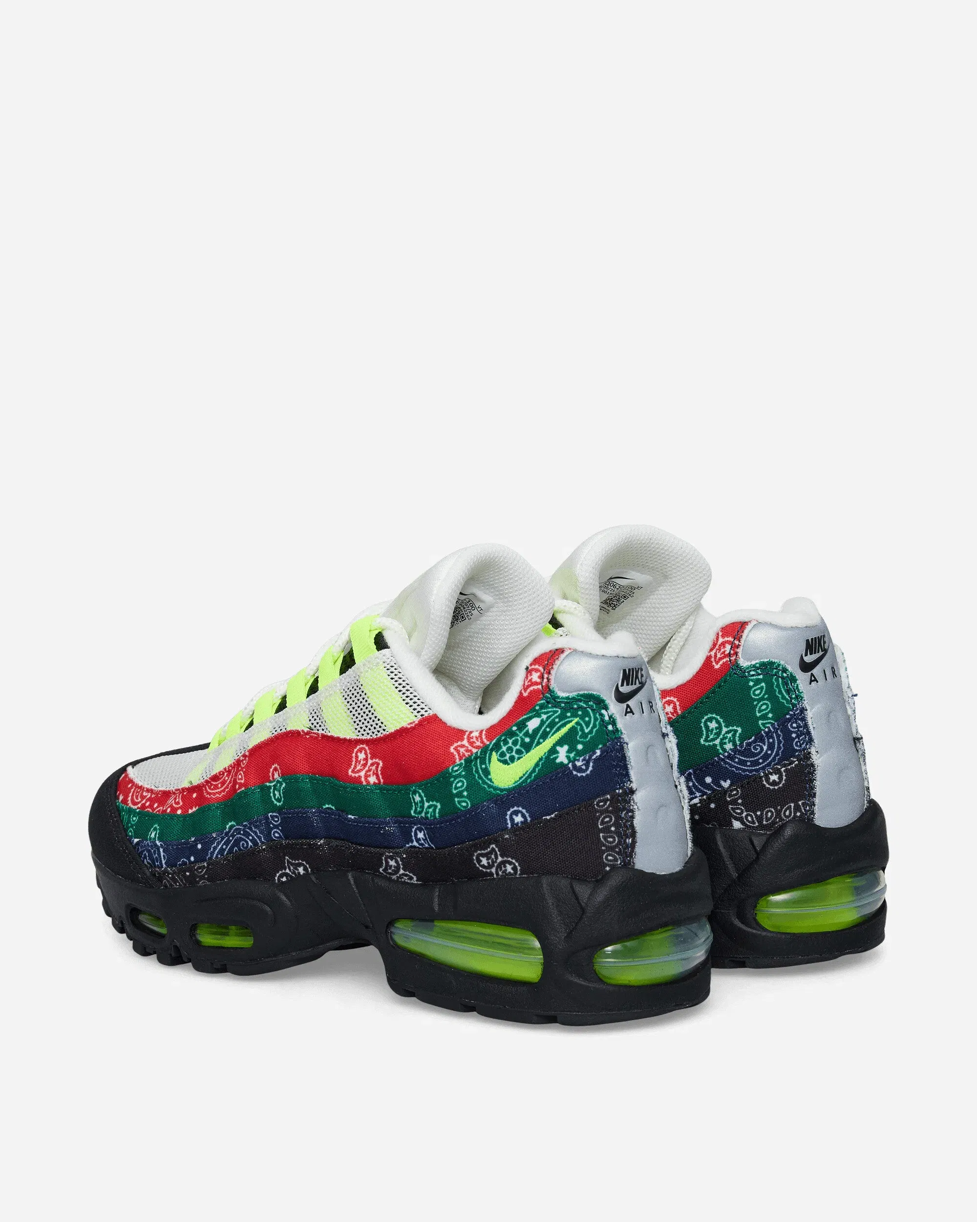 Nike Air Max 95 Big Bubble Sneakers Volt / University Red