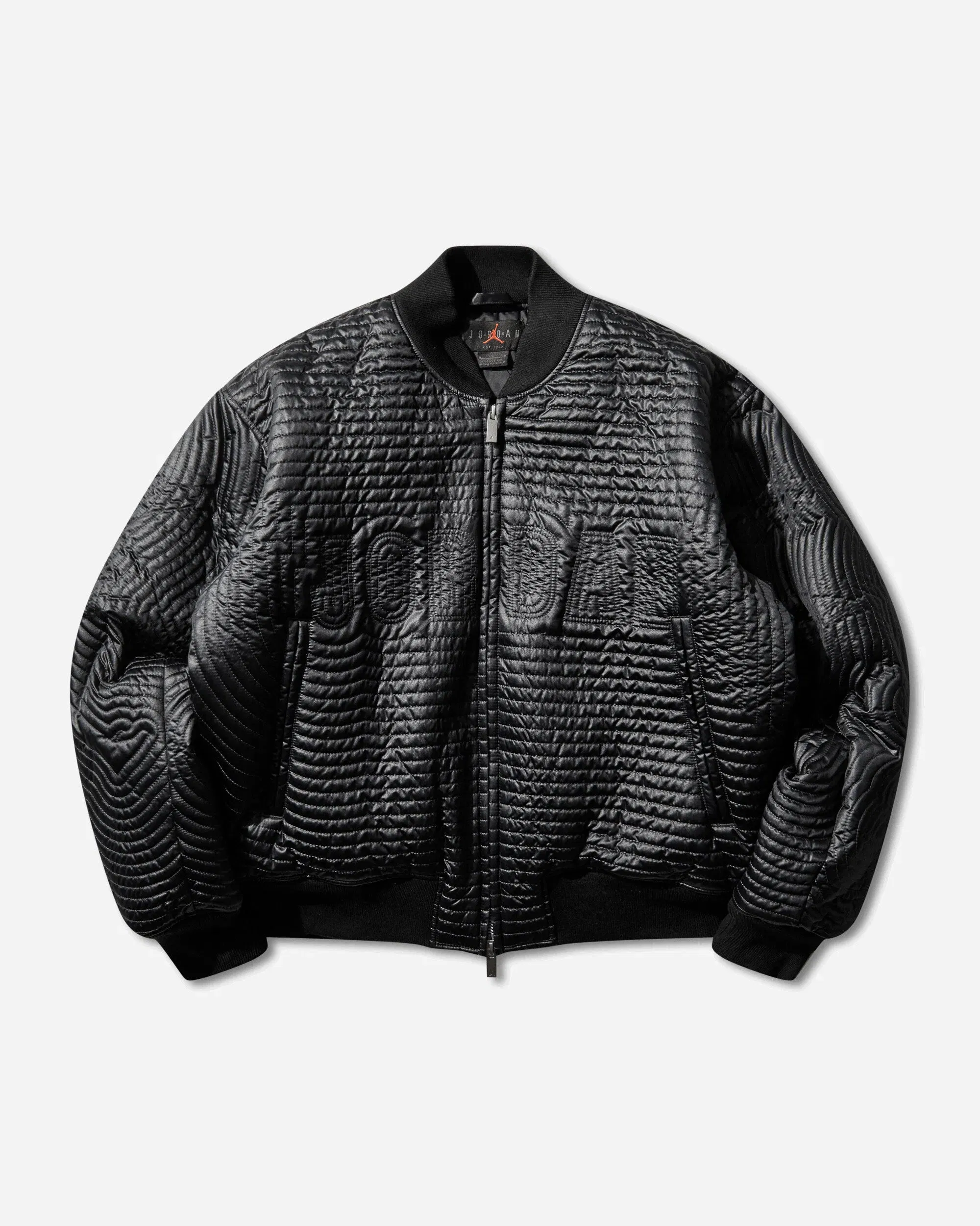 Air Jordan Men's Flight Nylon Varsity Jacket Black