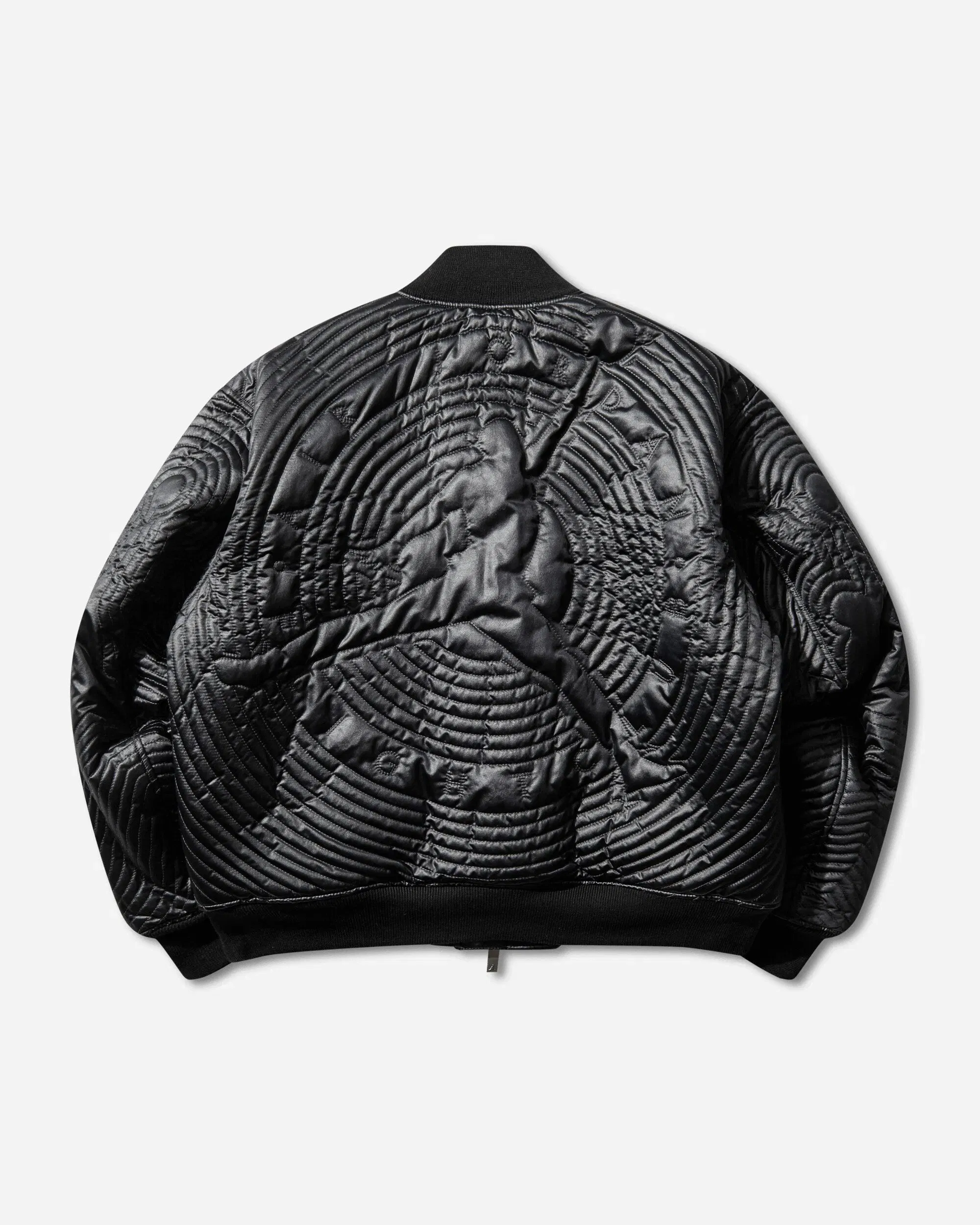 Air Jordan Men's Flight Nylon Varsity Jacket Black