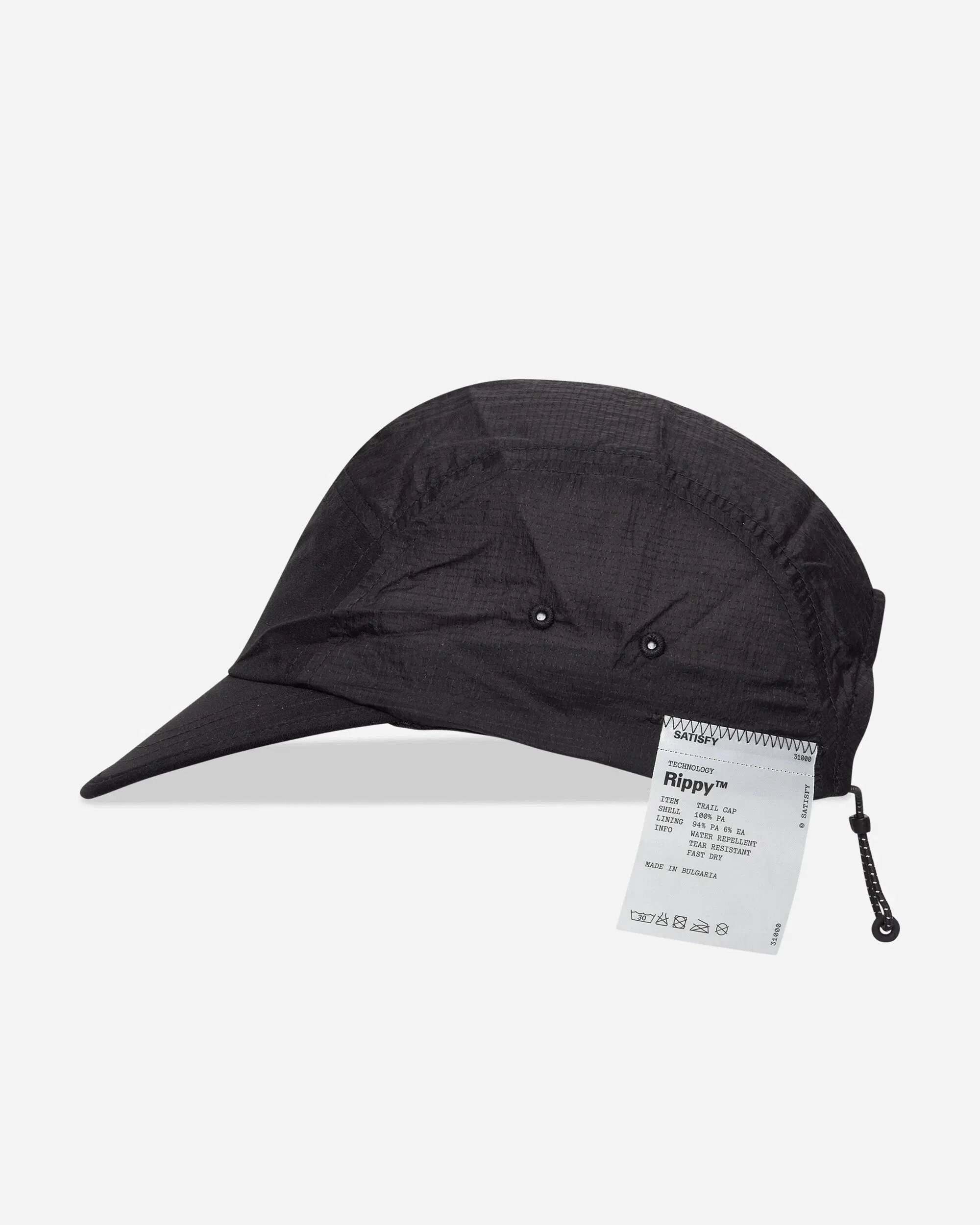 Satisfy Rippy Trail Cap Black
