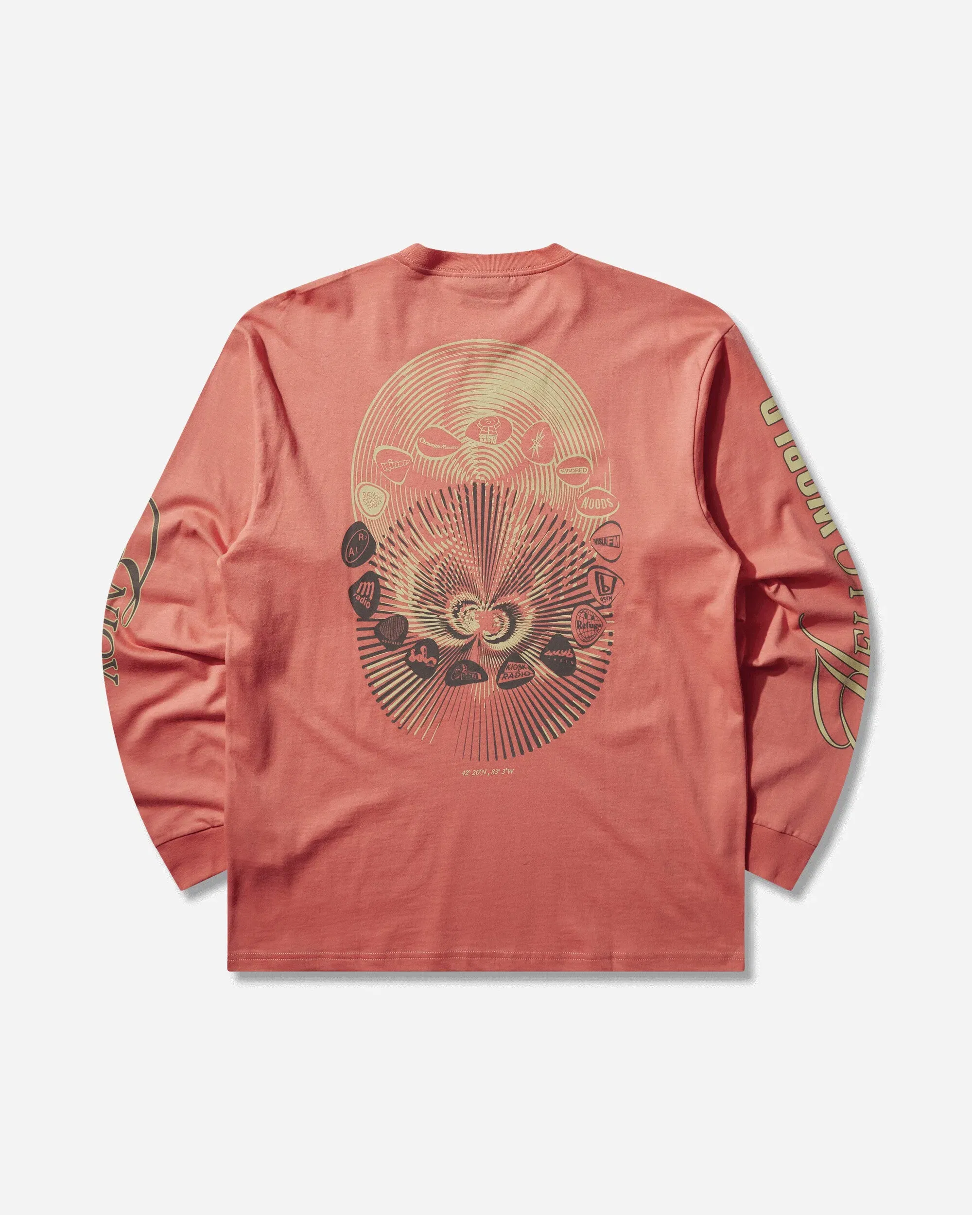 Carhartt WIP Audio Archives WIP Longsleeve T-Shirt Orange