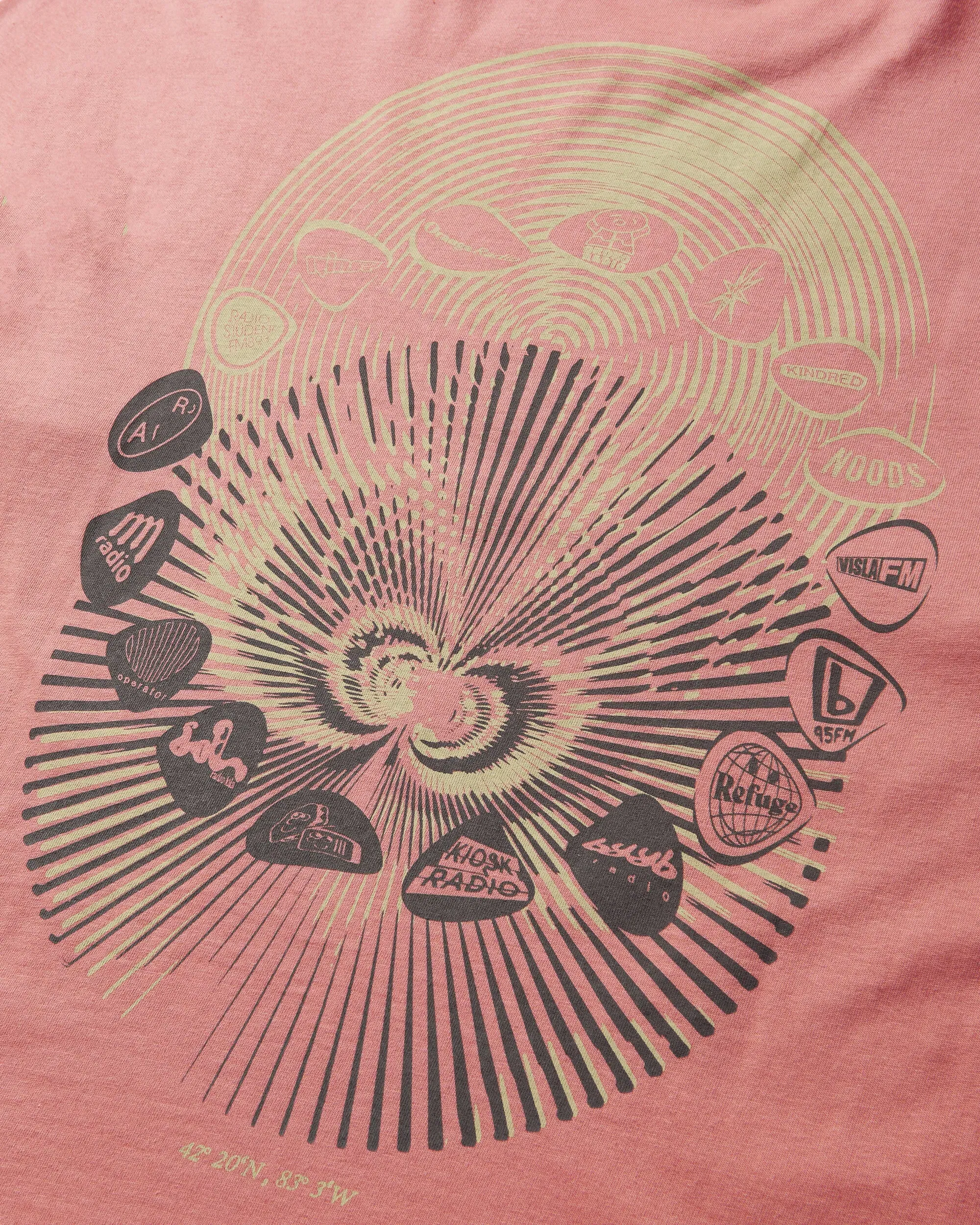 Carhartt WIP Audio Archives WIP Longsleeve T-Shirt Orange
