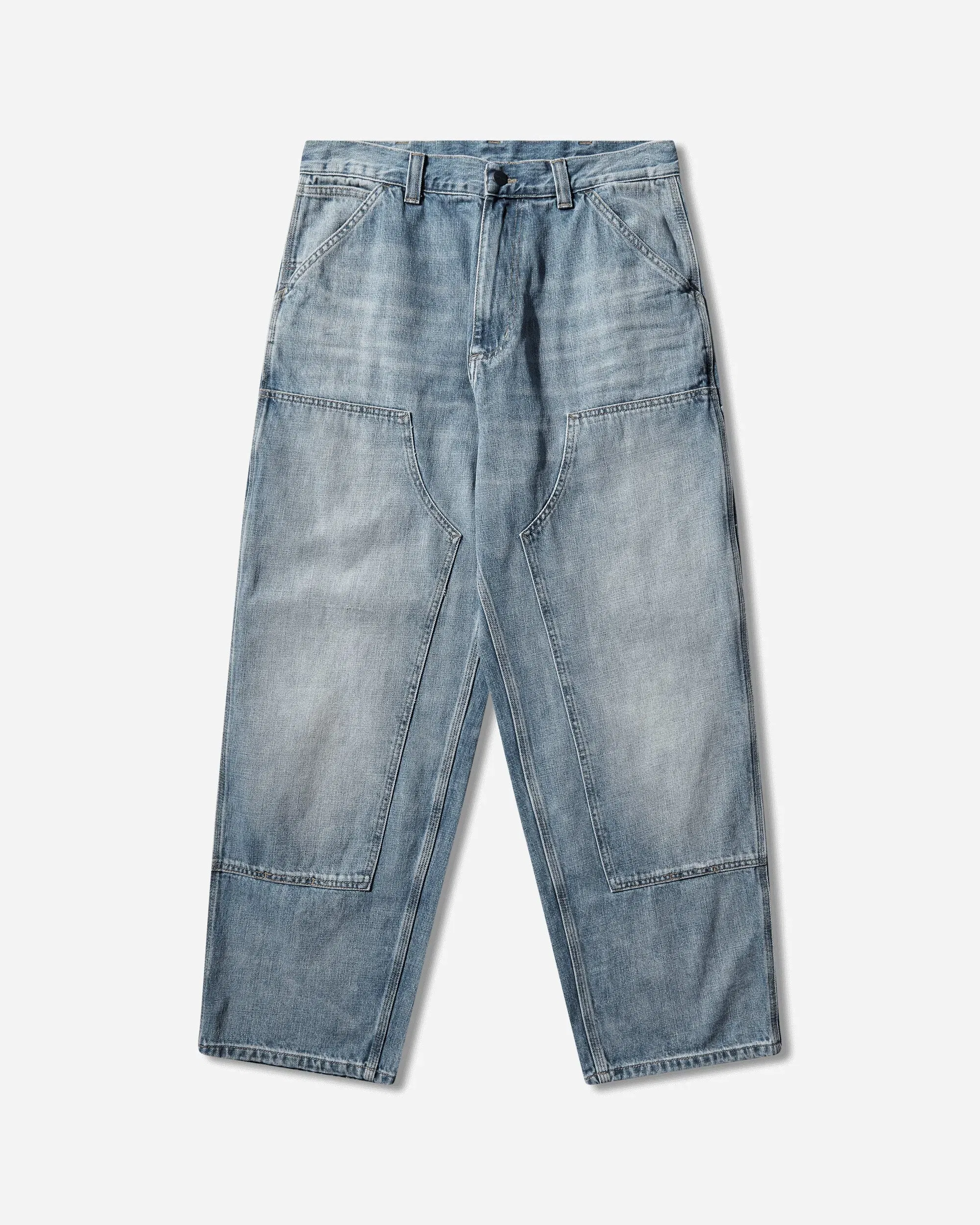 Carhartt WIP Men's OG Double Knee Pants Blue (Burst Washed)