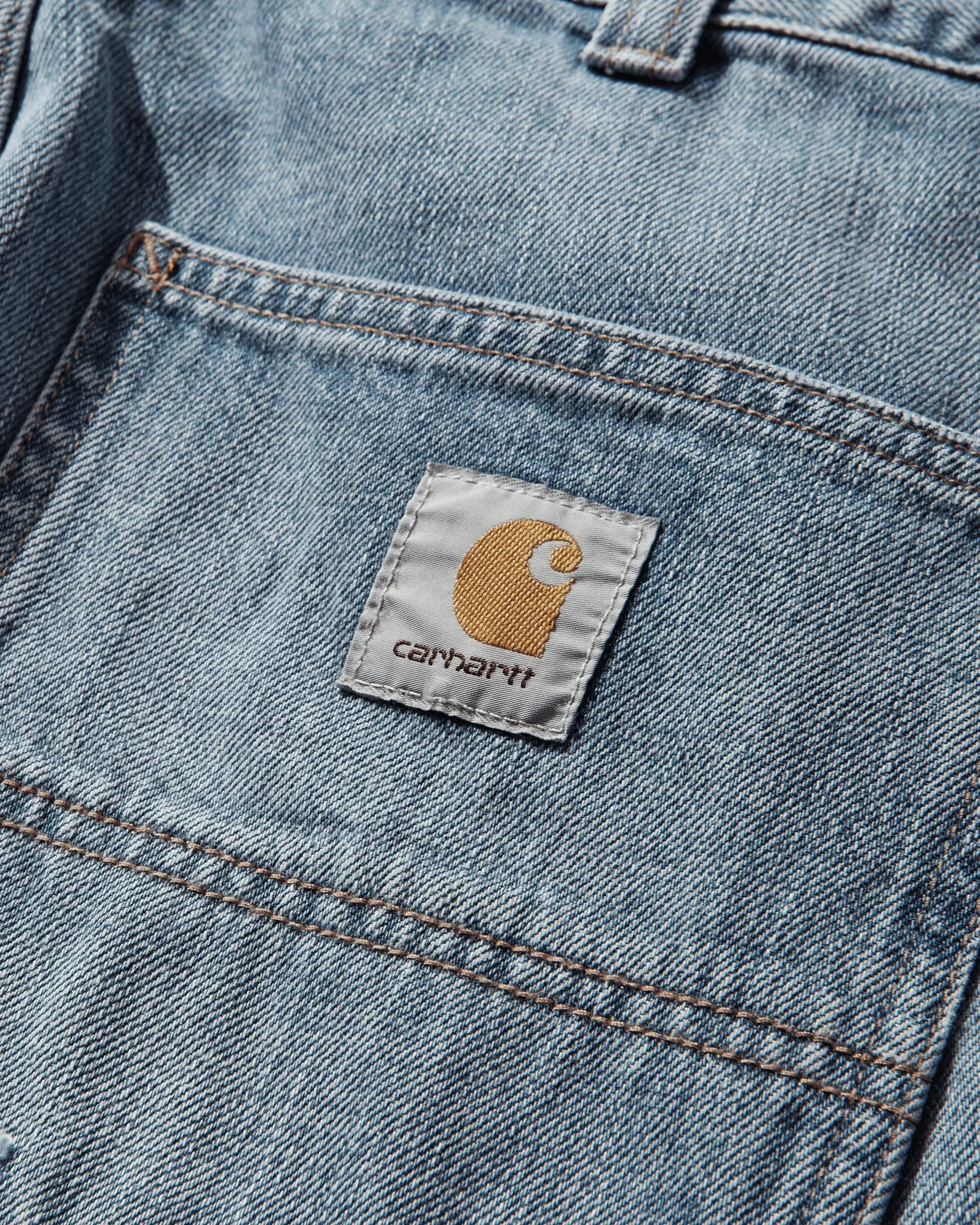 Carhartt WIP Men's OG Double Knee Pants Blue (Burst Washed)