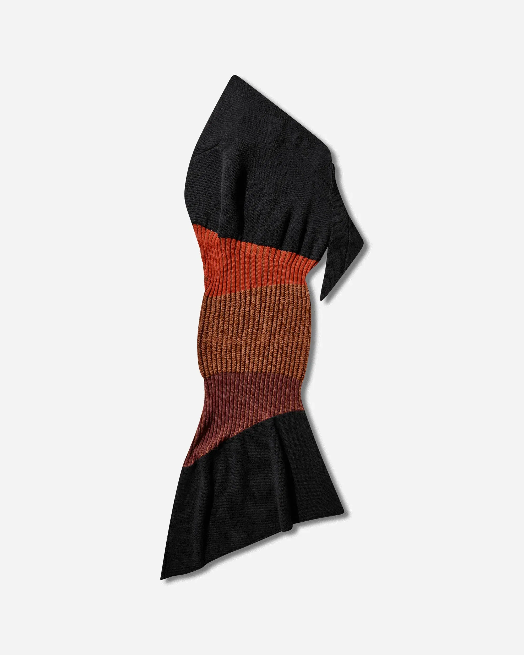 Kiko Kostadinov Women's Lemoyne Knitted Dress Black / Brown / Wine