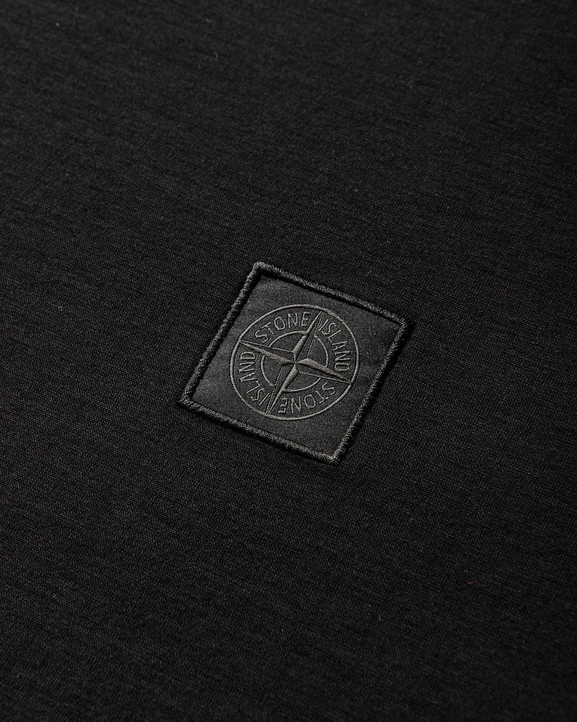 Stone Island Men's Ghost Organic Cotton Jersey Crepe T-Shirt Black
