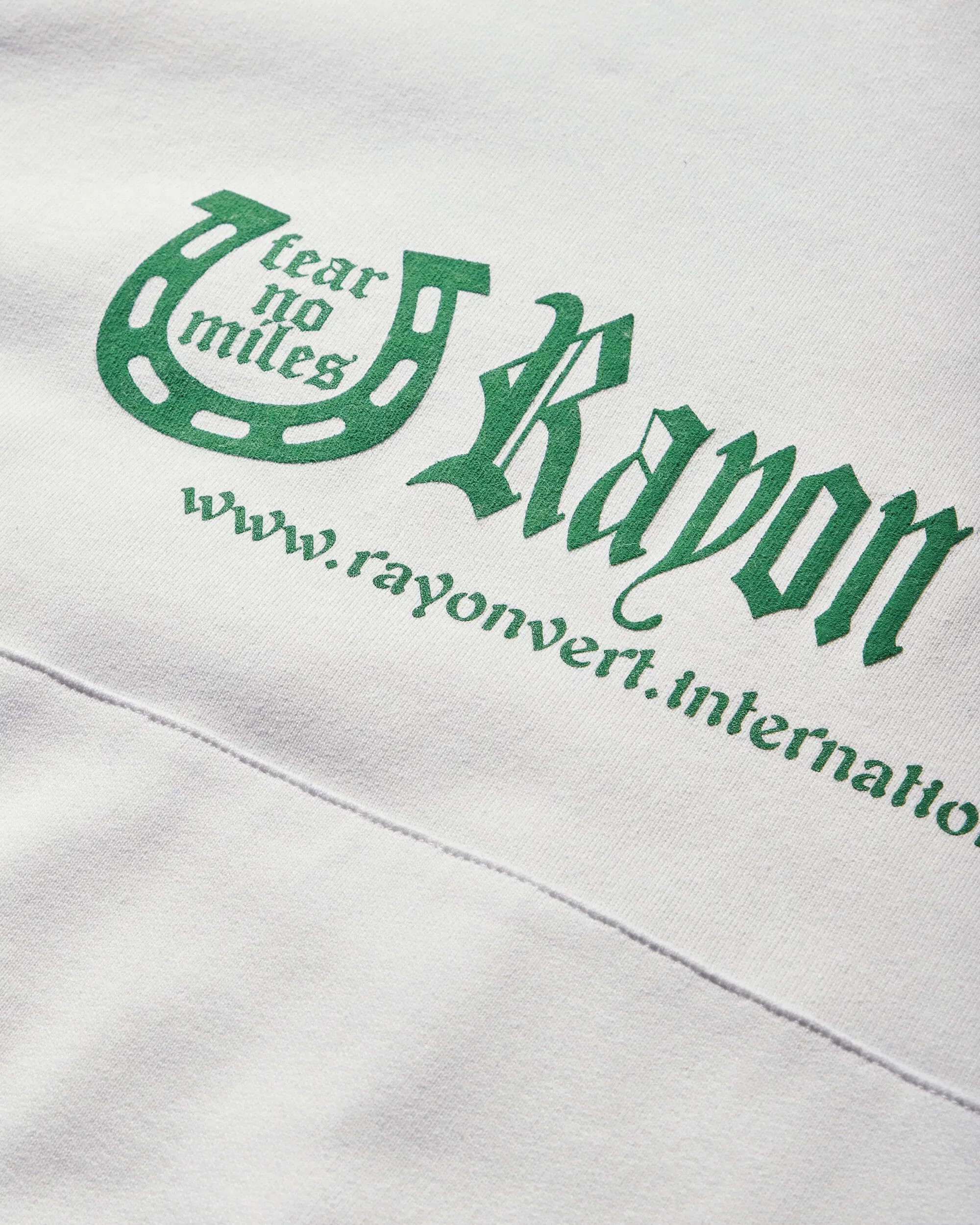 Rayon Vert Men's Fleece Pullover Hoodie Ghost White