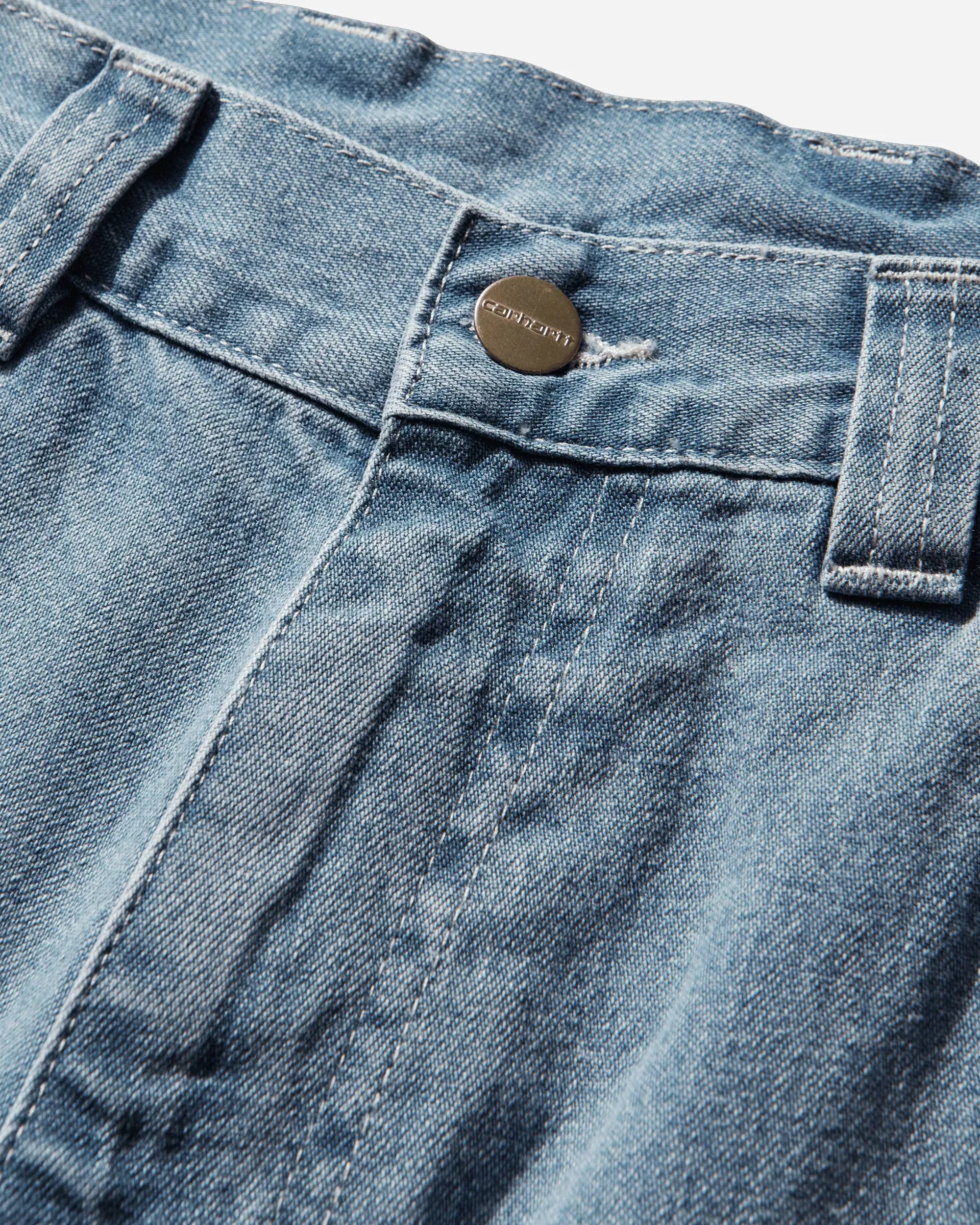 Carhartt WIP Men's Brandon Pants Blue (Light True Washed)