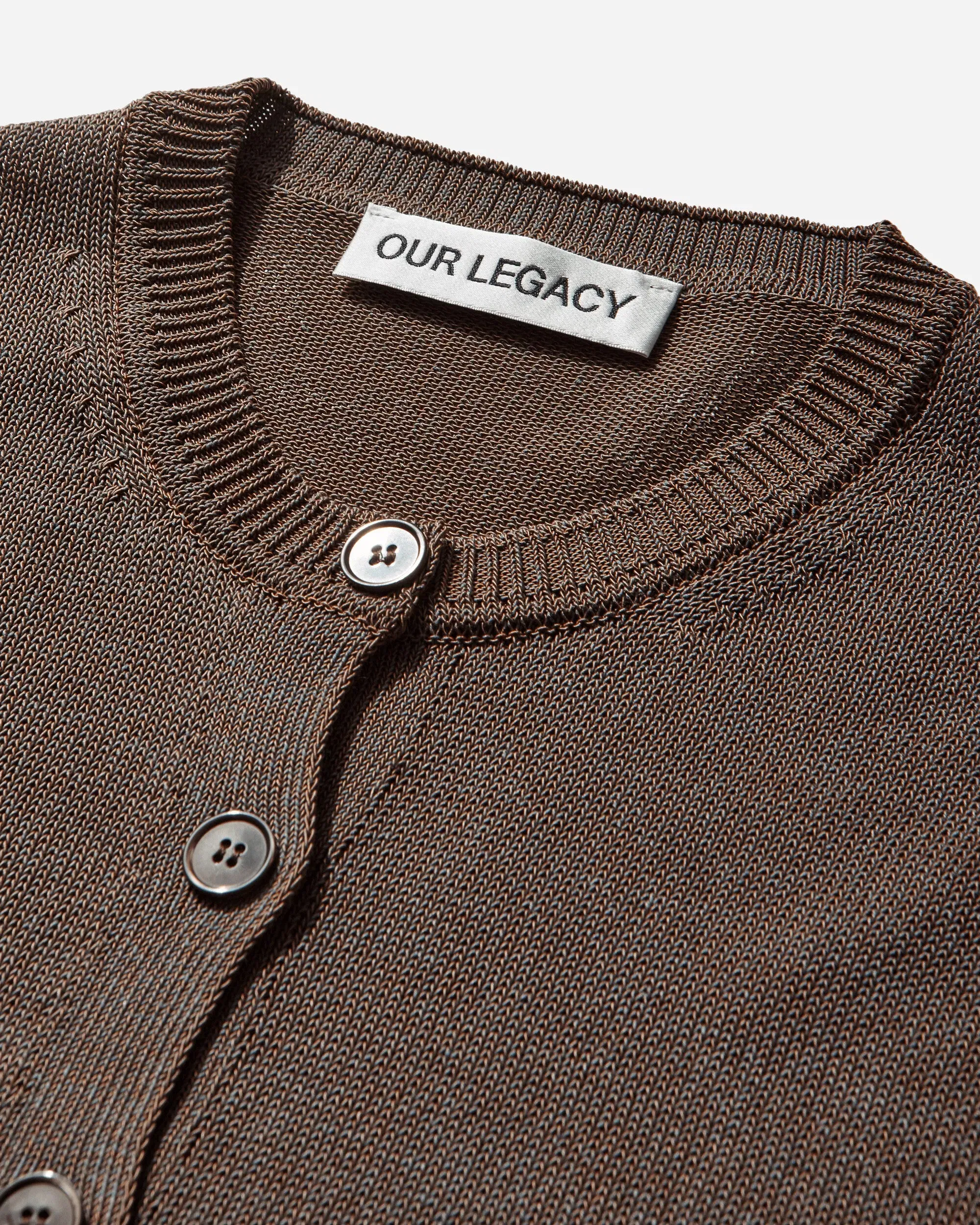 OUR LEGACY Women's Micro Cardigan Cangiante Copper