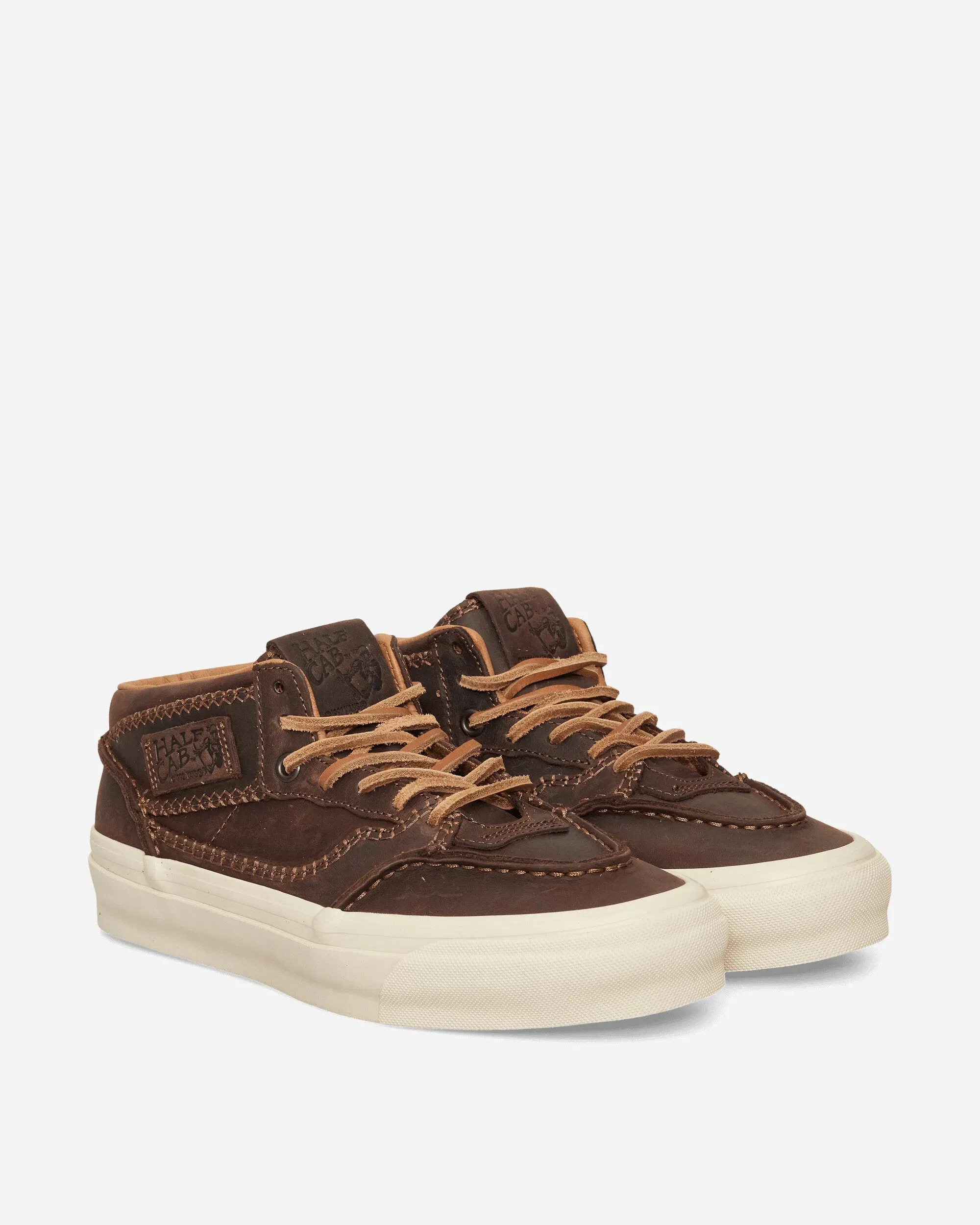Vans Half Cab 33 Moc Vibram Classic Leather Sneakers Potting Soil