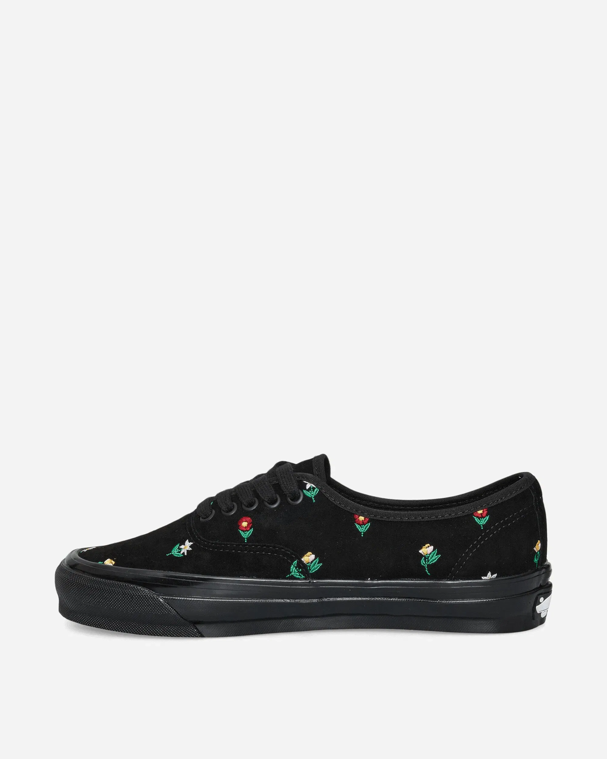 Vans Authentic 44 Embroidery Sneakers Flower Print Black