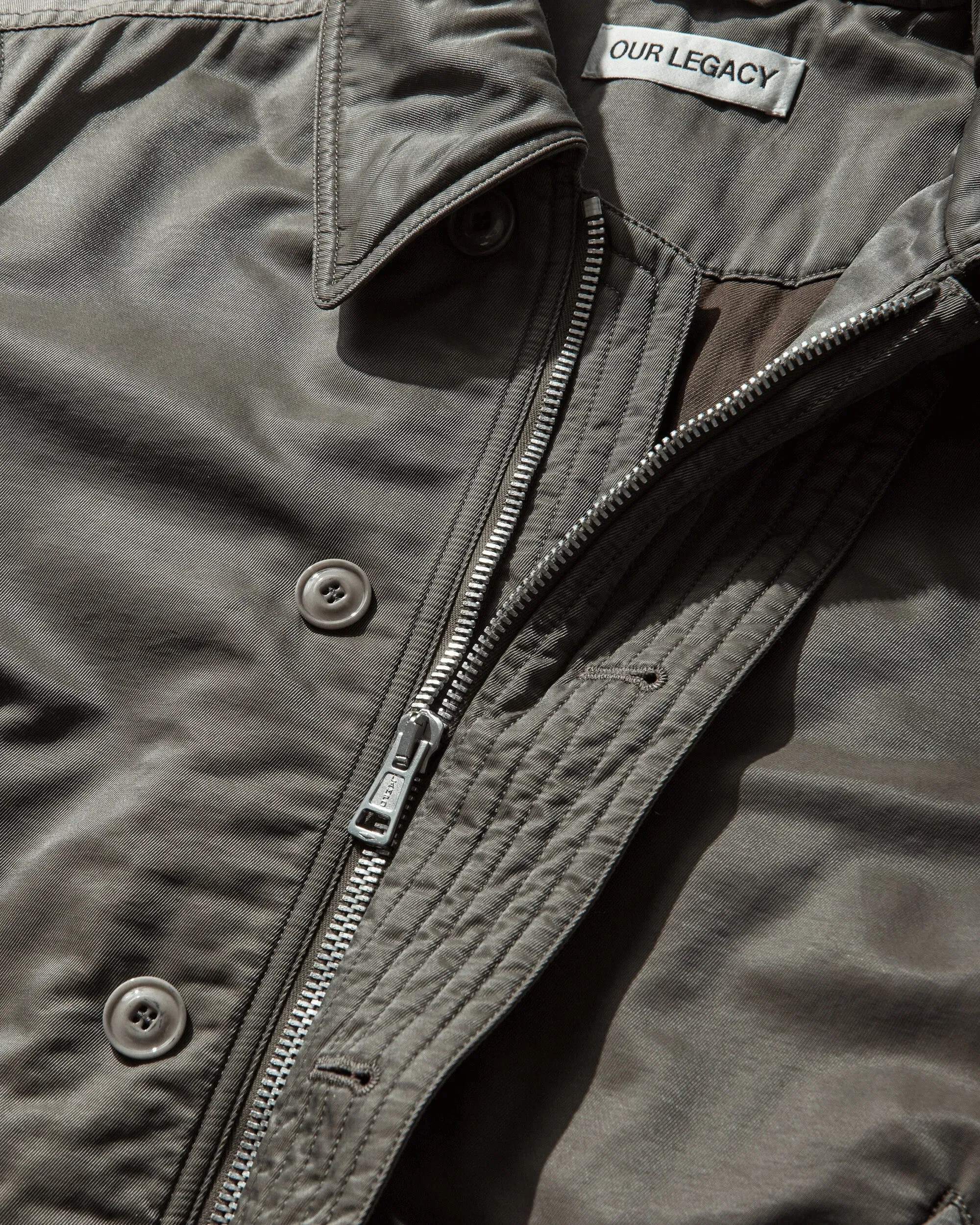 OUR LEGACY Men's Auto Jacket Taupe Smoke