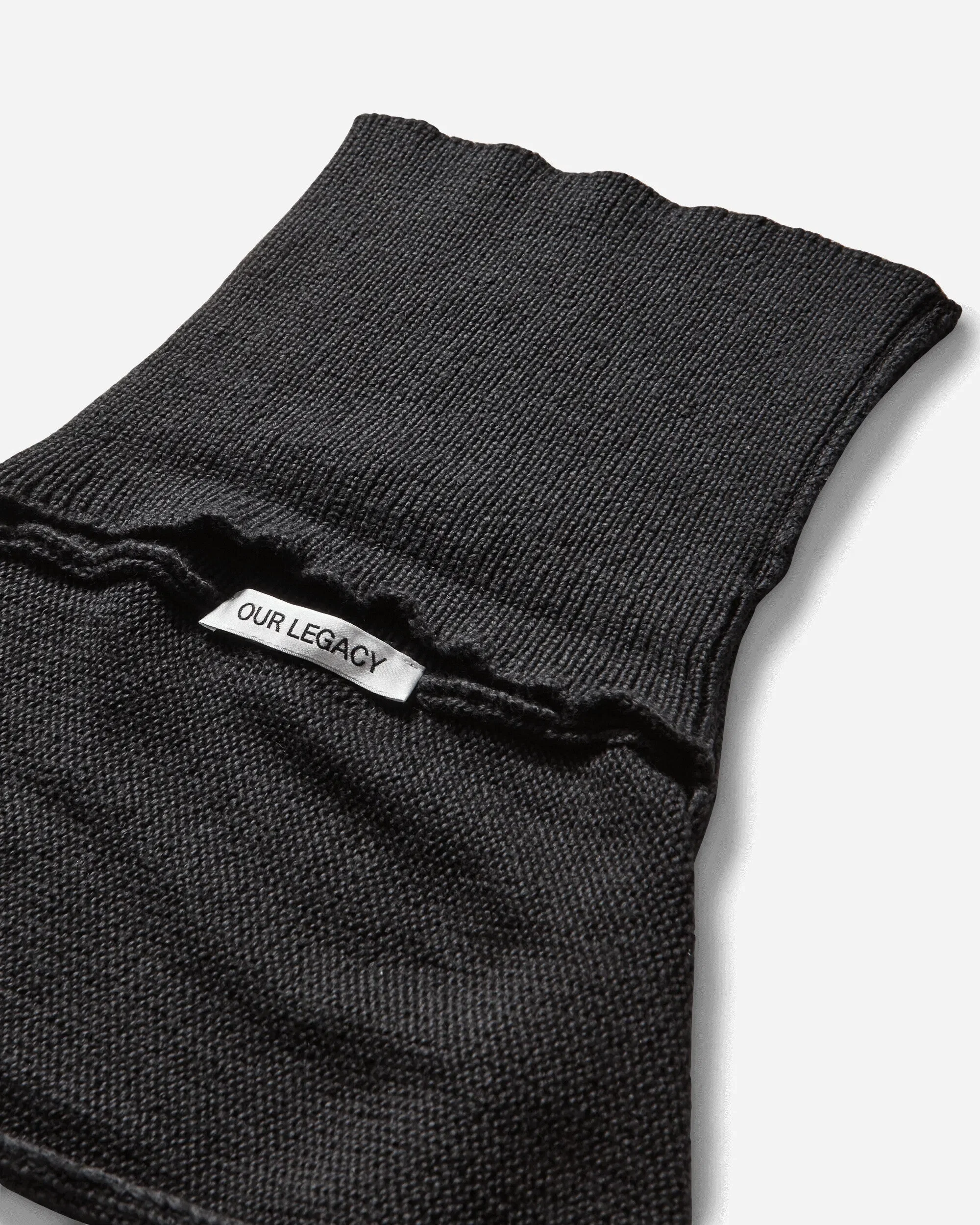 OUR LEGACY Mock Scarf Black