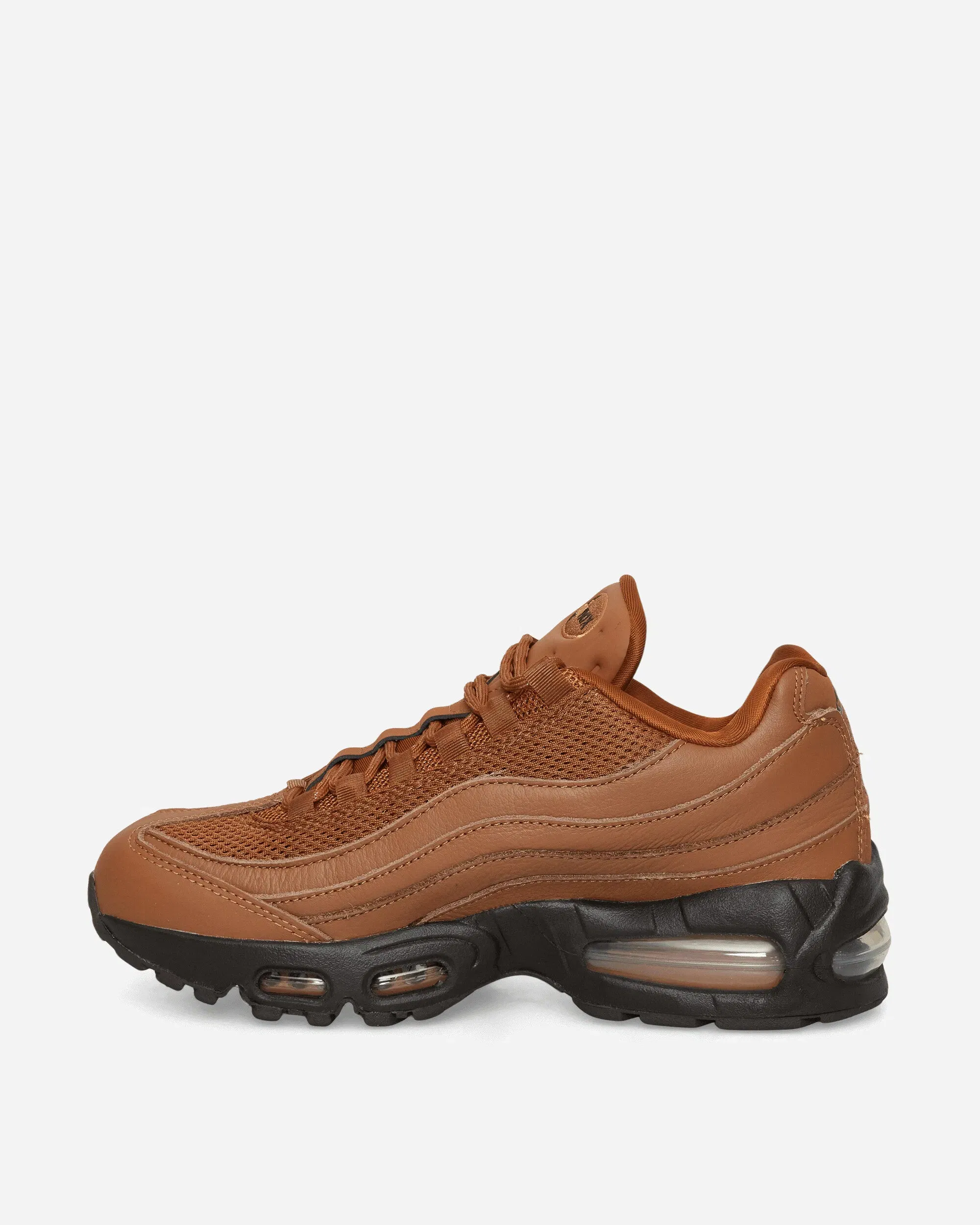 Nike Women's Air Max 95 Sneakers Light British Tan / Flax / Velvet Brown
