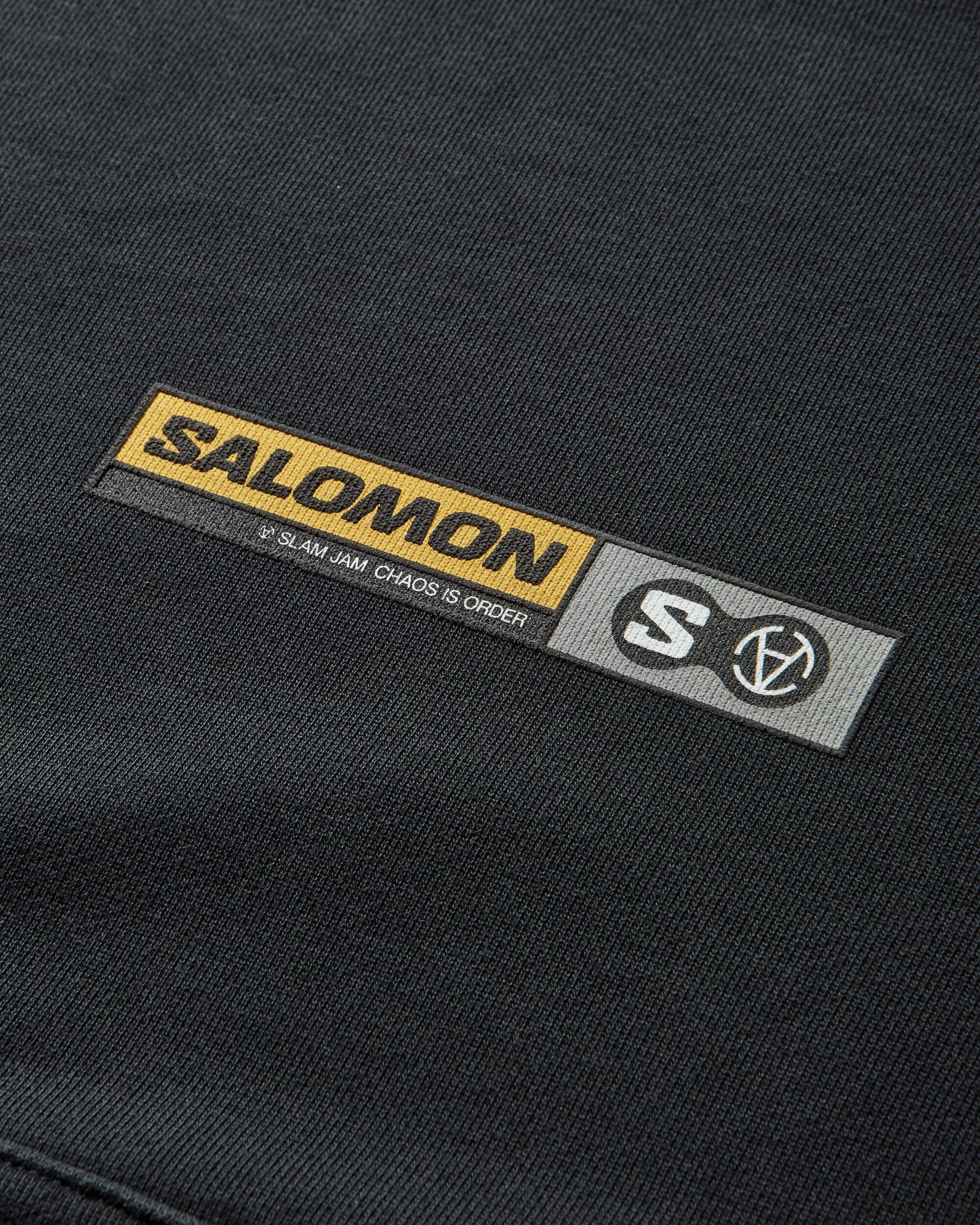 Salomon Slam Jam Hoodie Deep Black / White