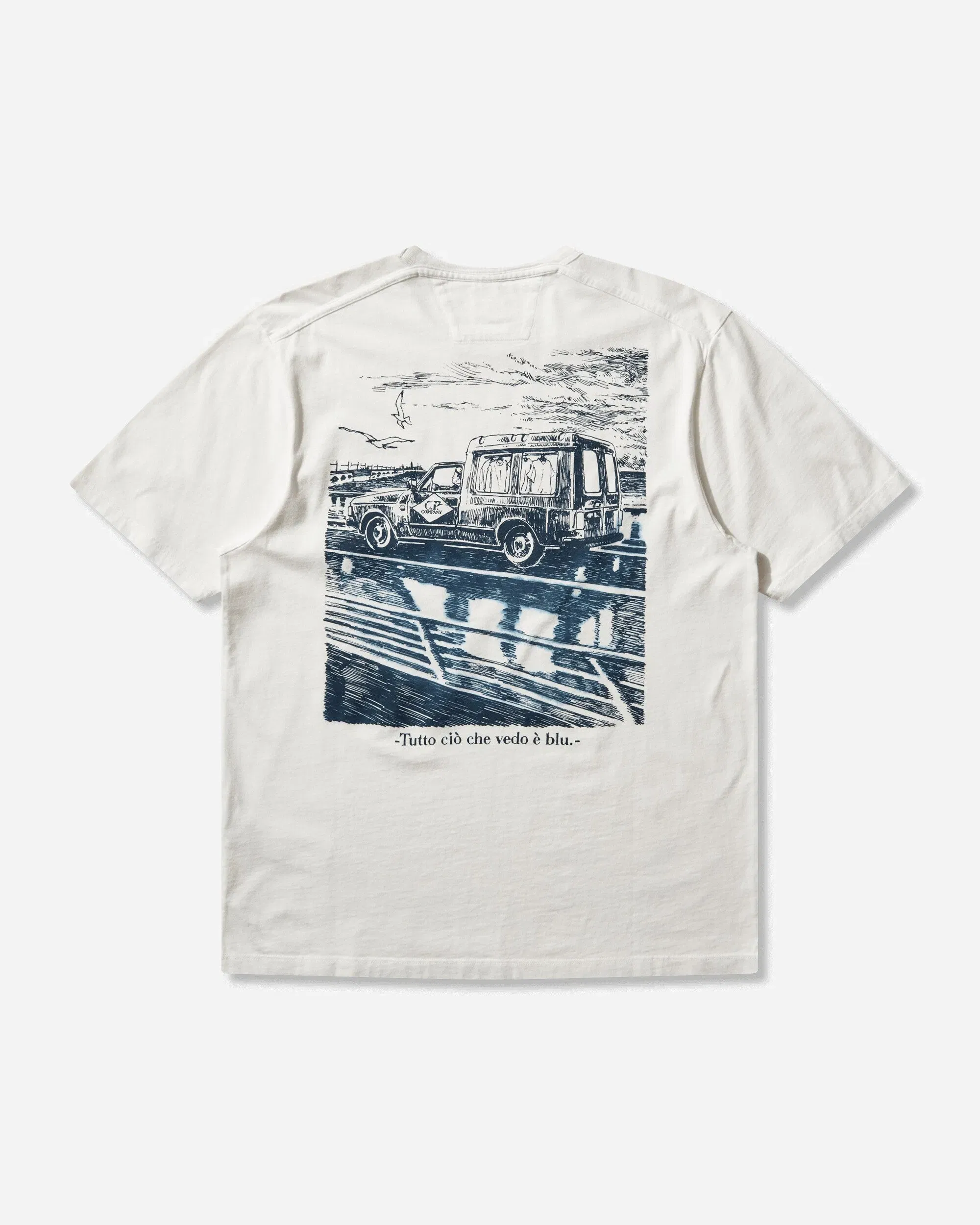 C.P. Company Men's Jersey T-Shirt Gauze White
