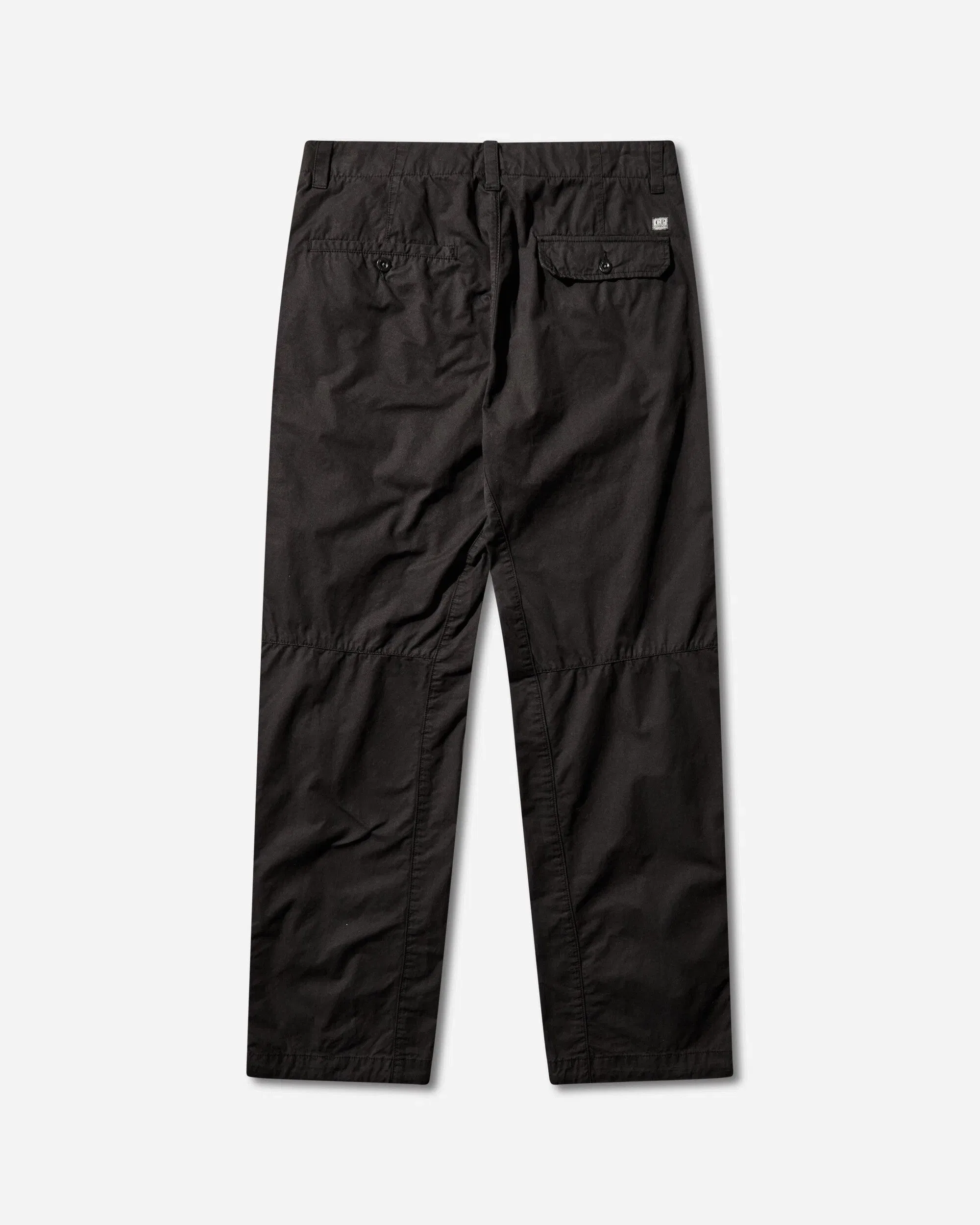 C.P. Company Men's Cotton Gabardine Cargo Pants Black