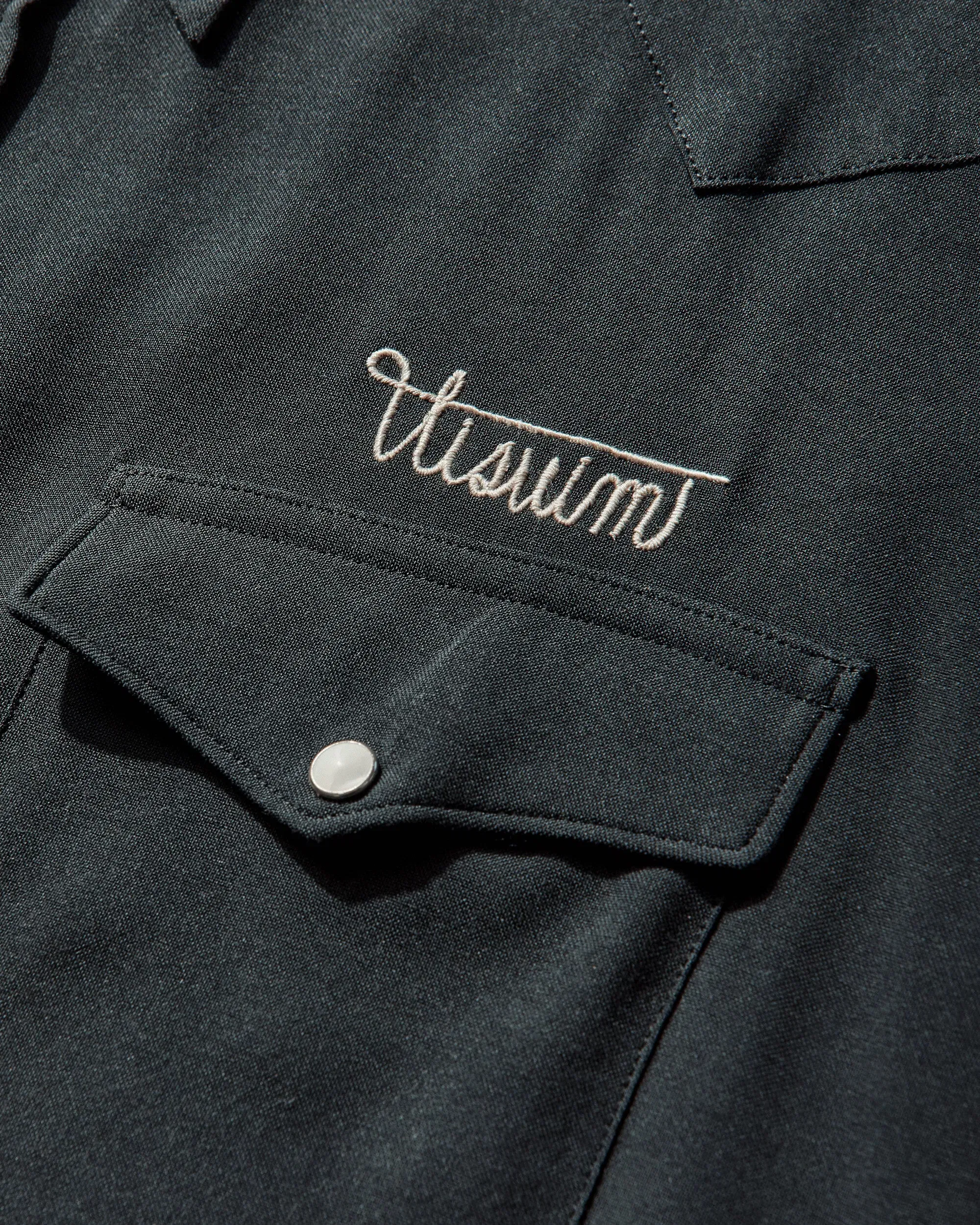 visvim Men's Four Corners L/S Shirt Black