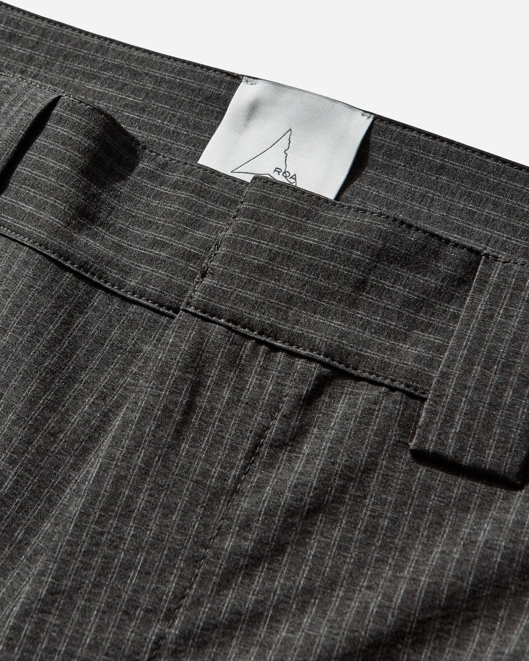 ROA Numb Pinstriped Packable Pants Black
