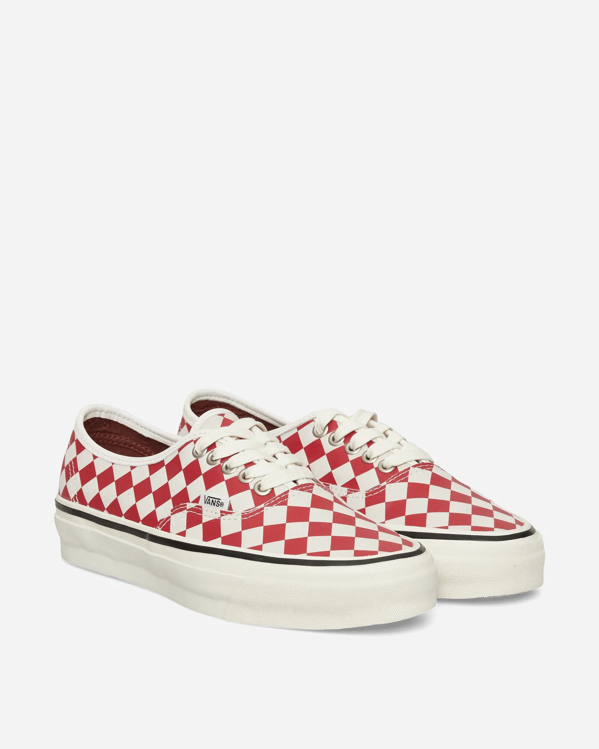 Vans Authentic 44 Diamond Check Sneakers Red / Marshmallow