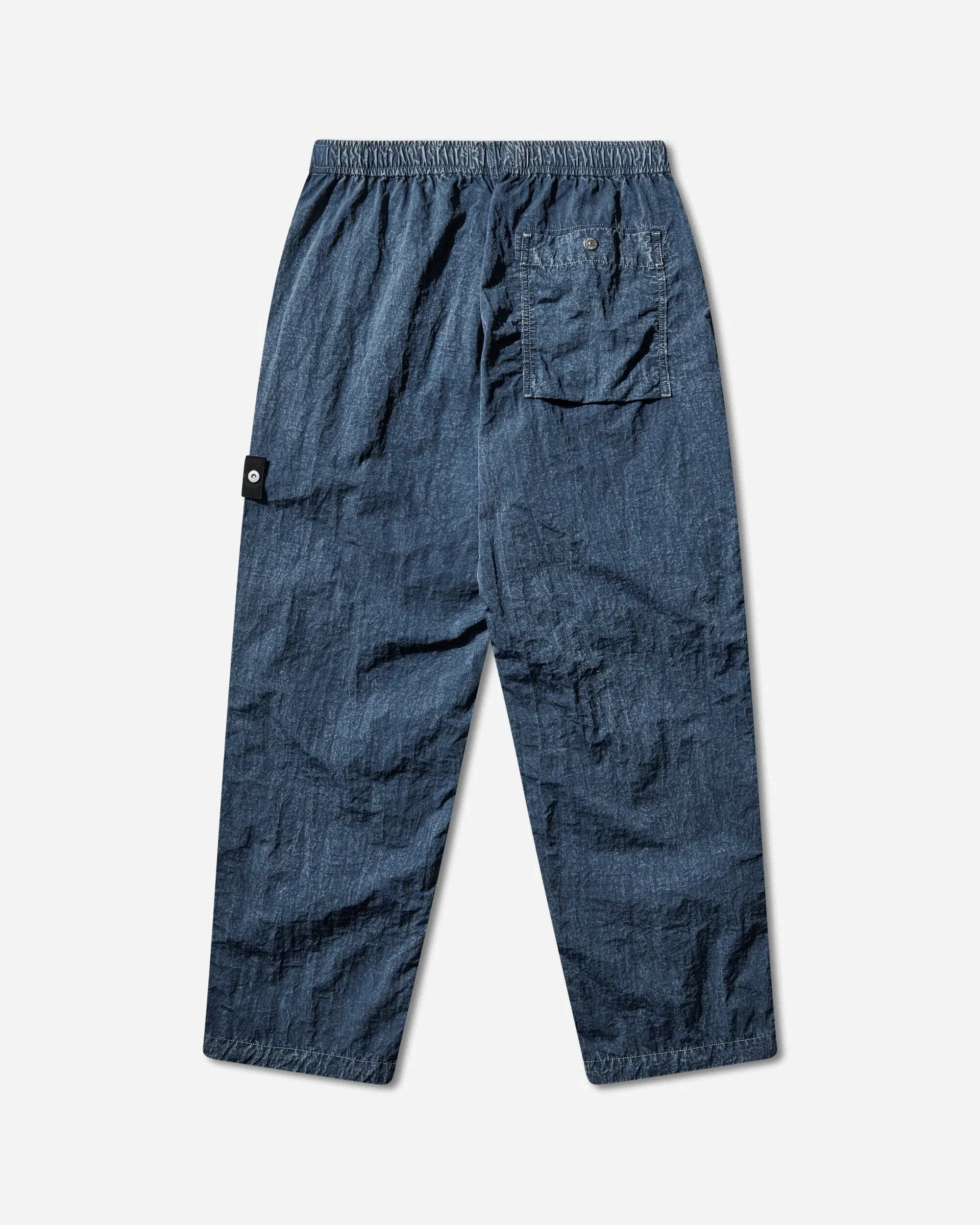 Stone Island Men's Hollow Fibre Nylon Indigo-TC + Mamo Corrosion Pants Indigo