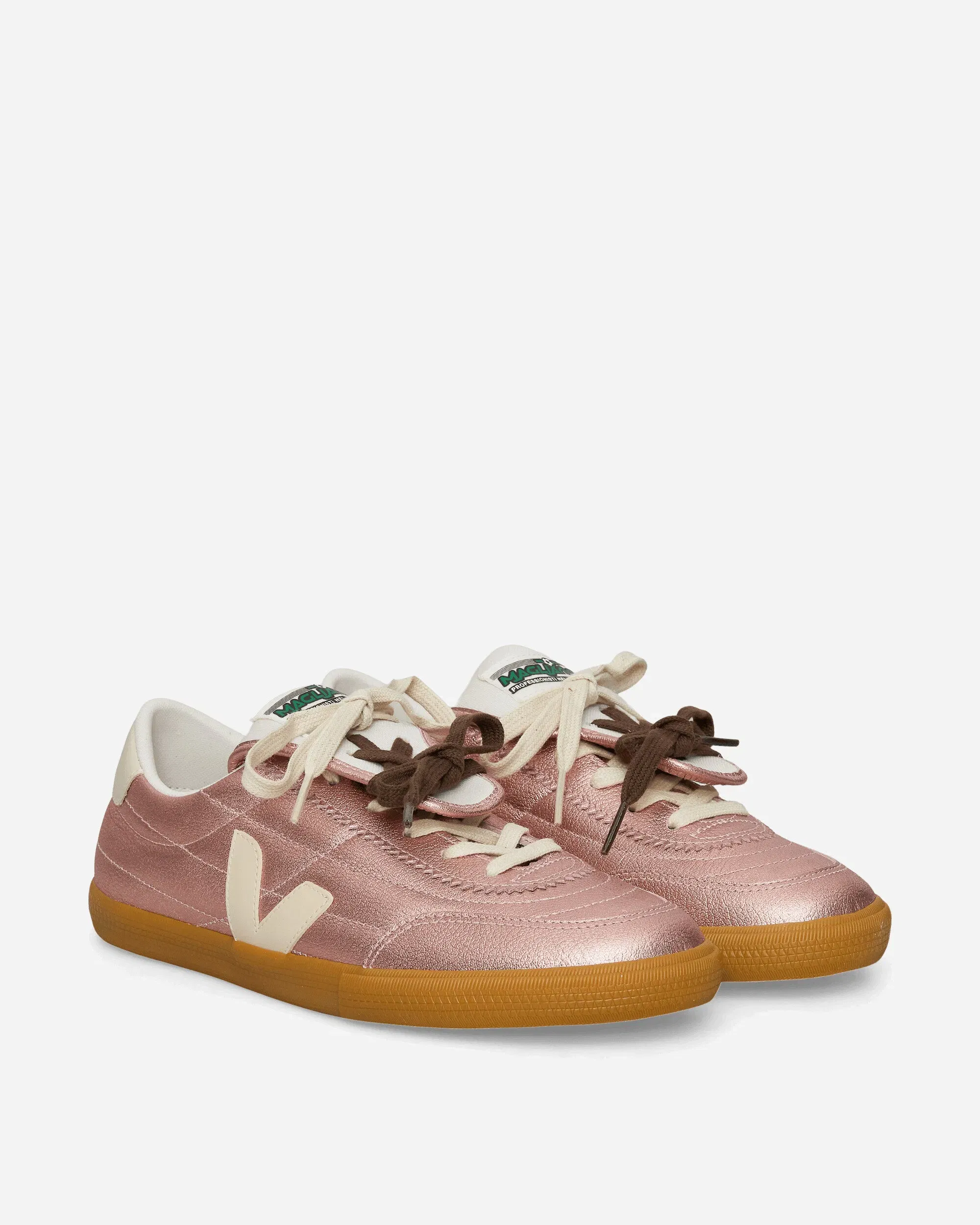 Magliano Veja Panenka Leather Sneakers Pink Nacre