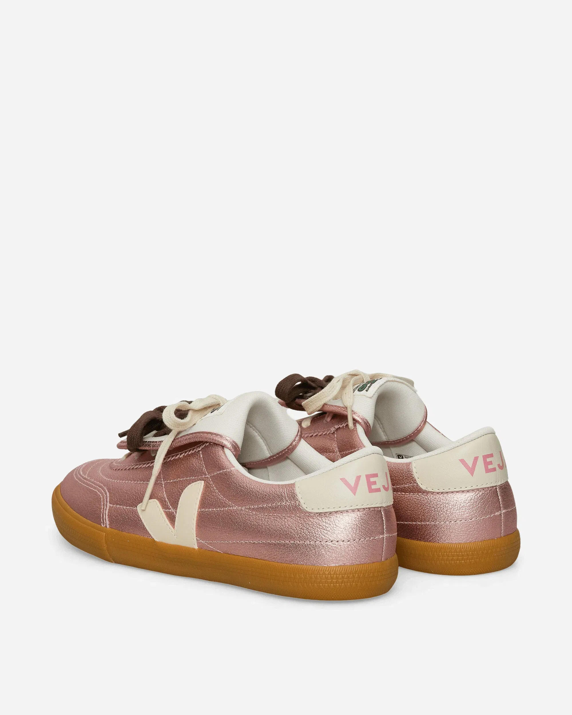 Magliano Veja Panenka Leather Sneakers Pink Nacre