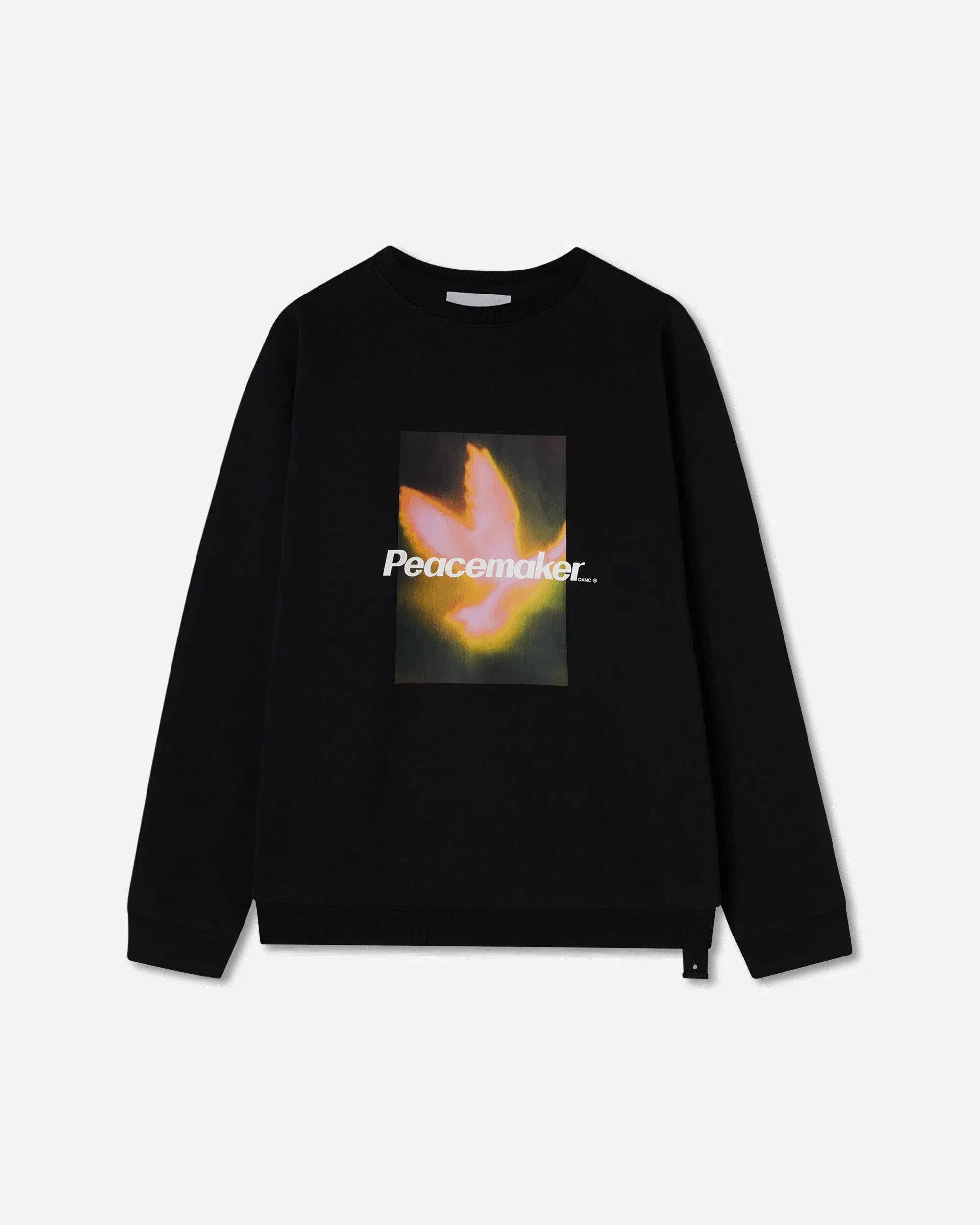 OAMC Peacemaker Men's Bird Loose Fit Crewneck Sweatshirt Black