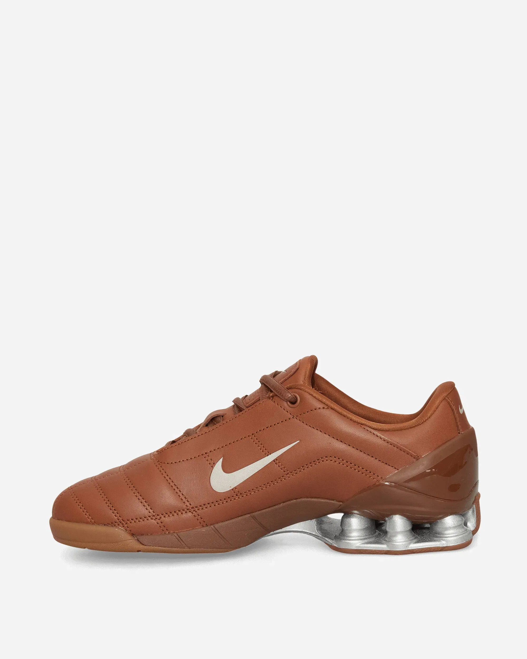 Nike Women's T90 Shox Magia Sneakers Pecan / Metallic Silver