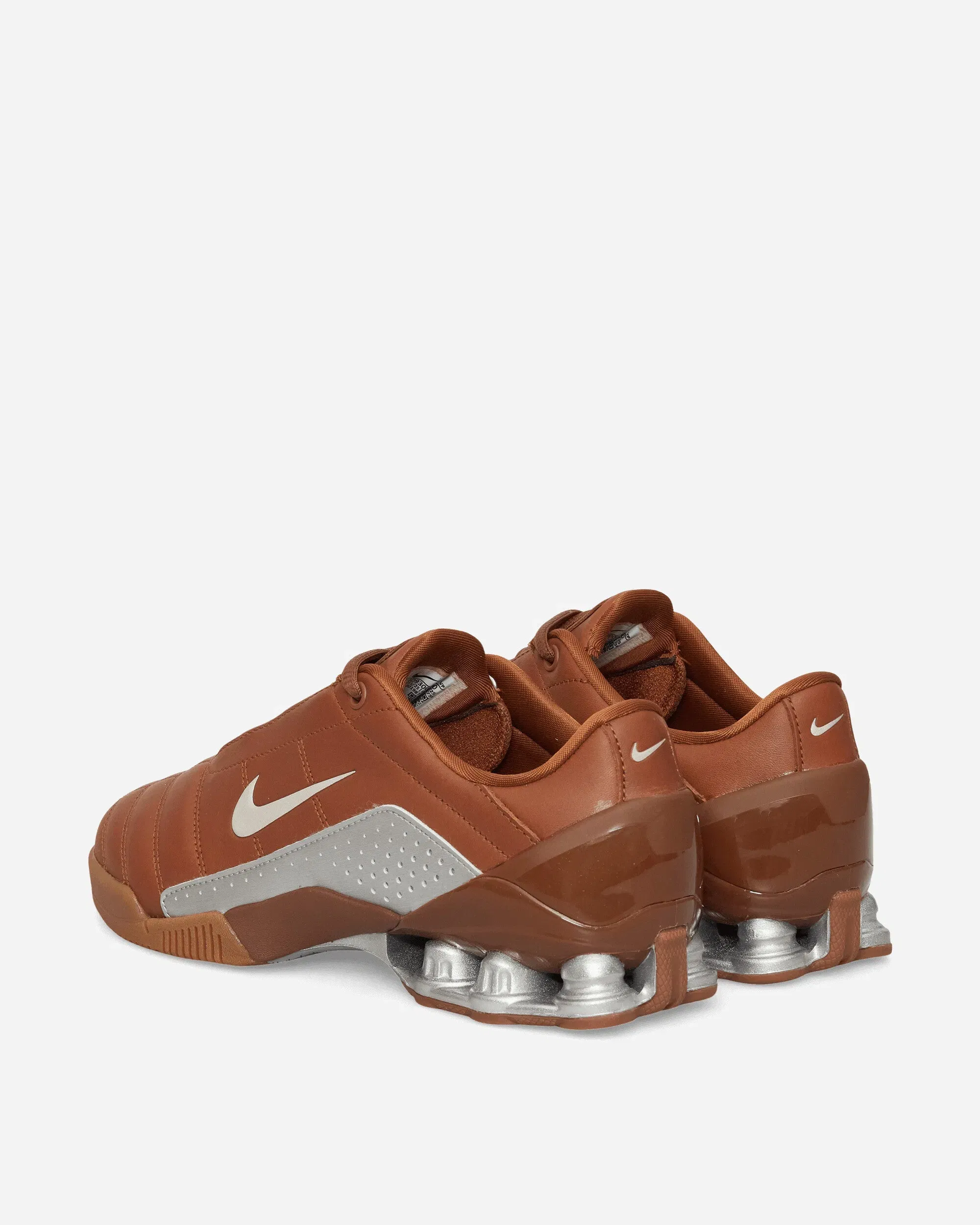 Nike Women's T90 Shox Magia Sneakers Pecan / Metallic Silver
