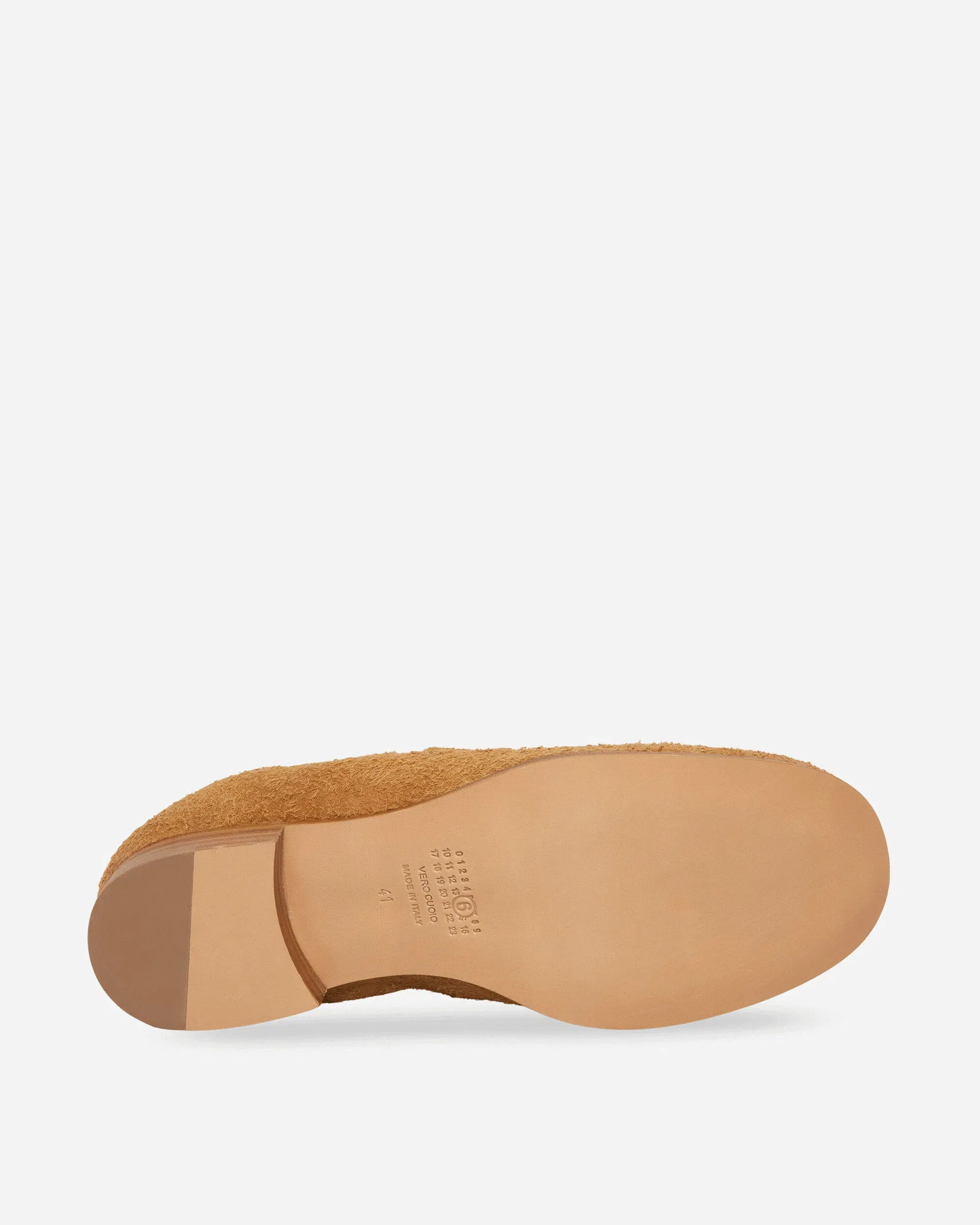 MM6 Maison Margiela Men's Swing-Toe Leather Loafers Ermine